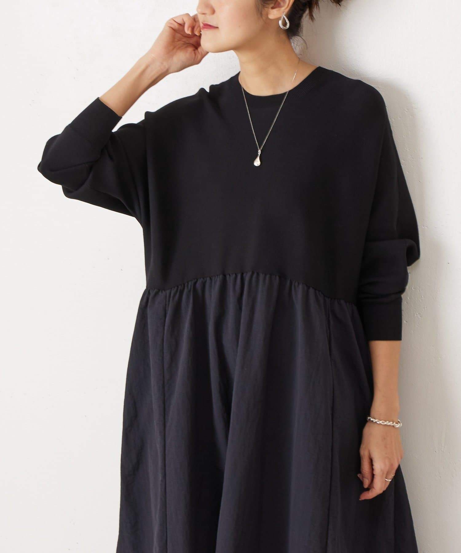 BEARDSLEY(ビアズリー) ニットコンビワンピース