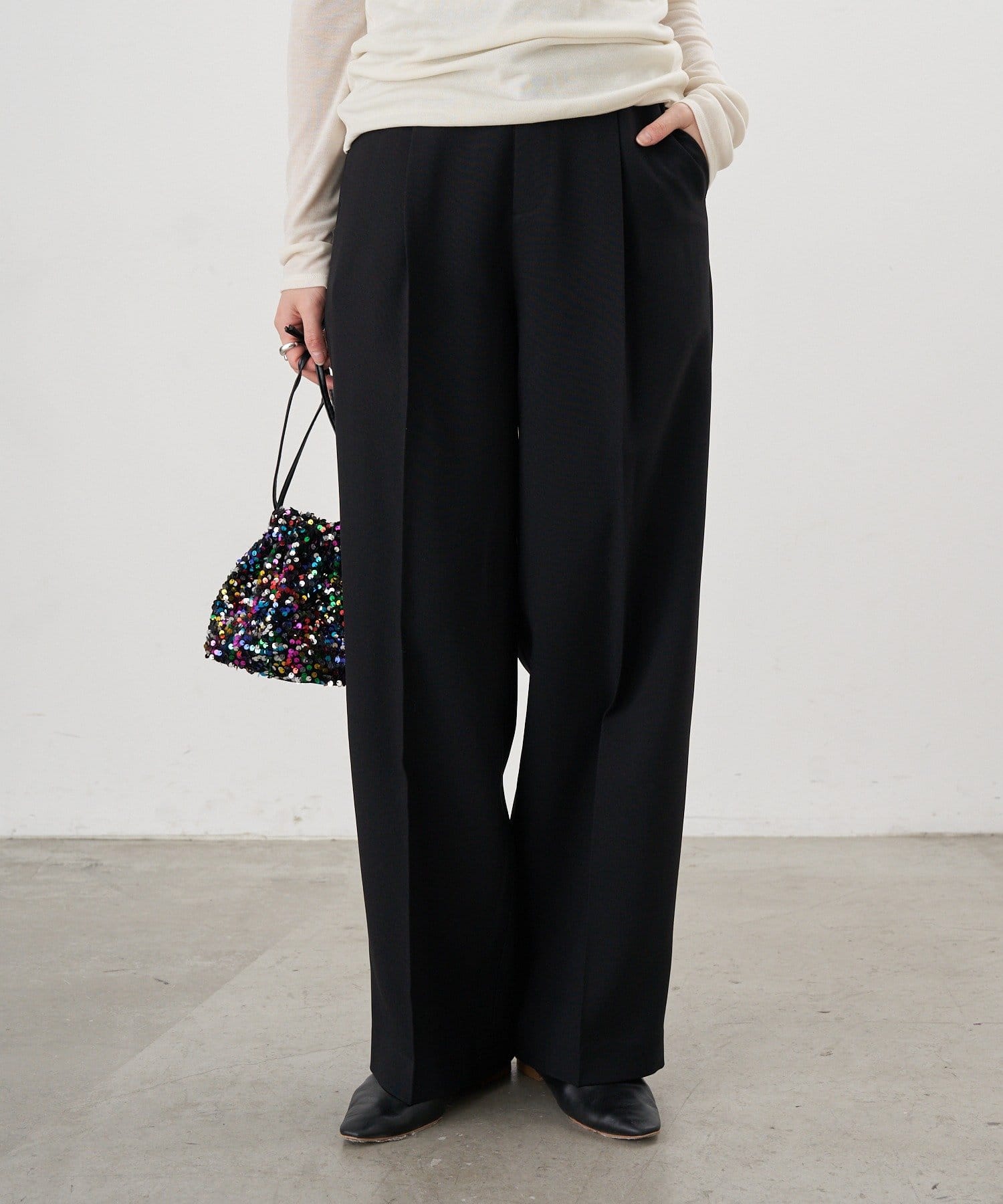 SHENERY(シーナリー) 【26SS予約】トロタックワイドパンツ