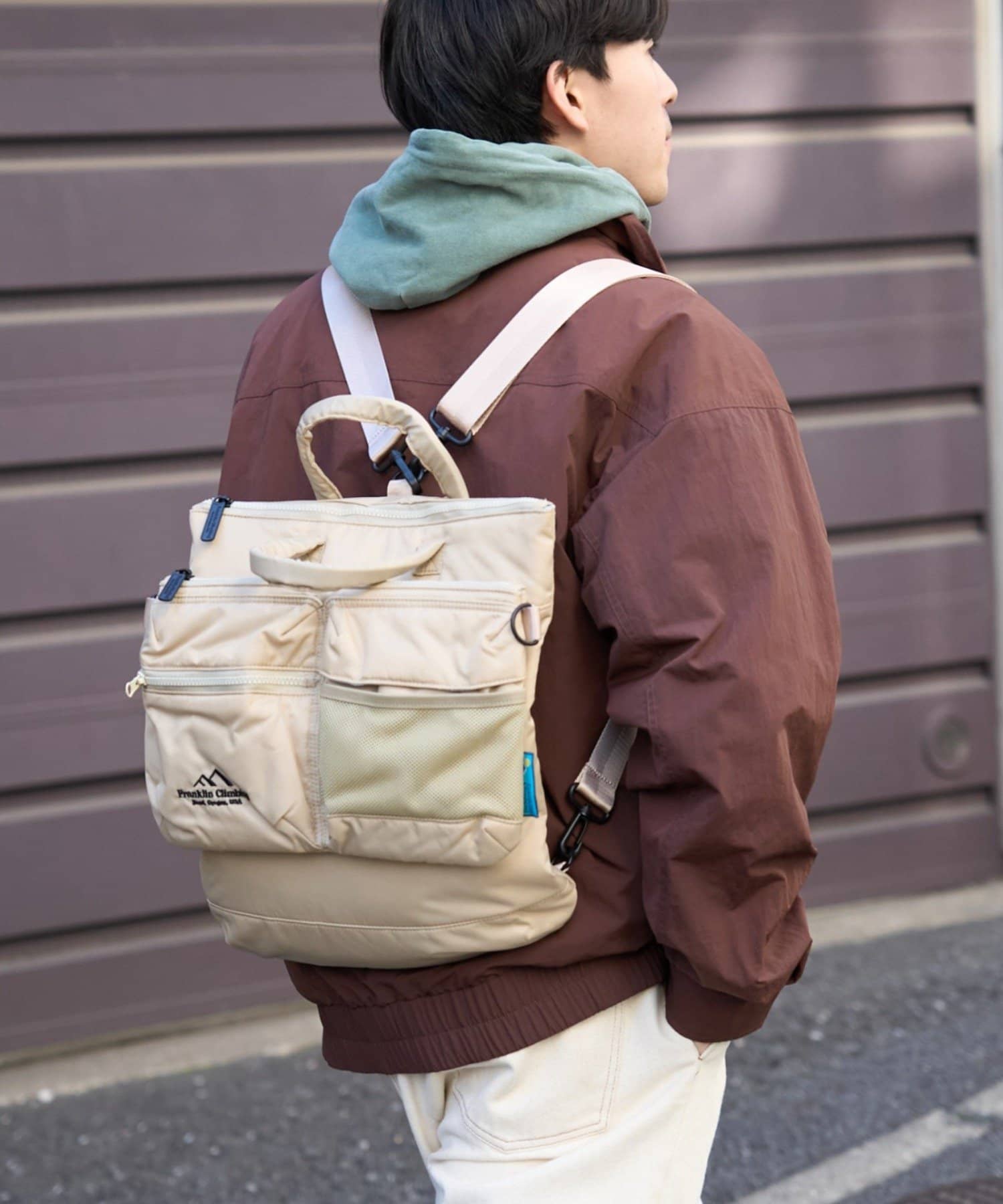 CIAOPANIC TYPY(チャオパニックティピー) 【Franklin Climbing】男女兼用/通勤・通学/8WAYマルチヘルメットショルダーバッグ