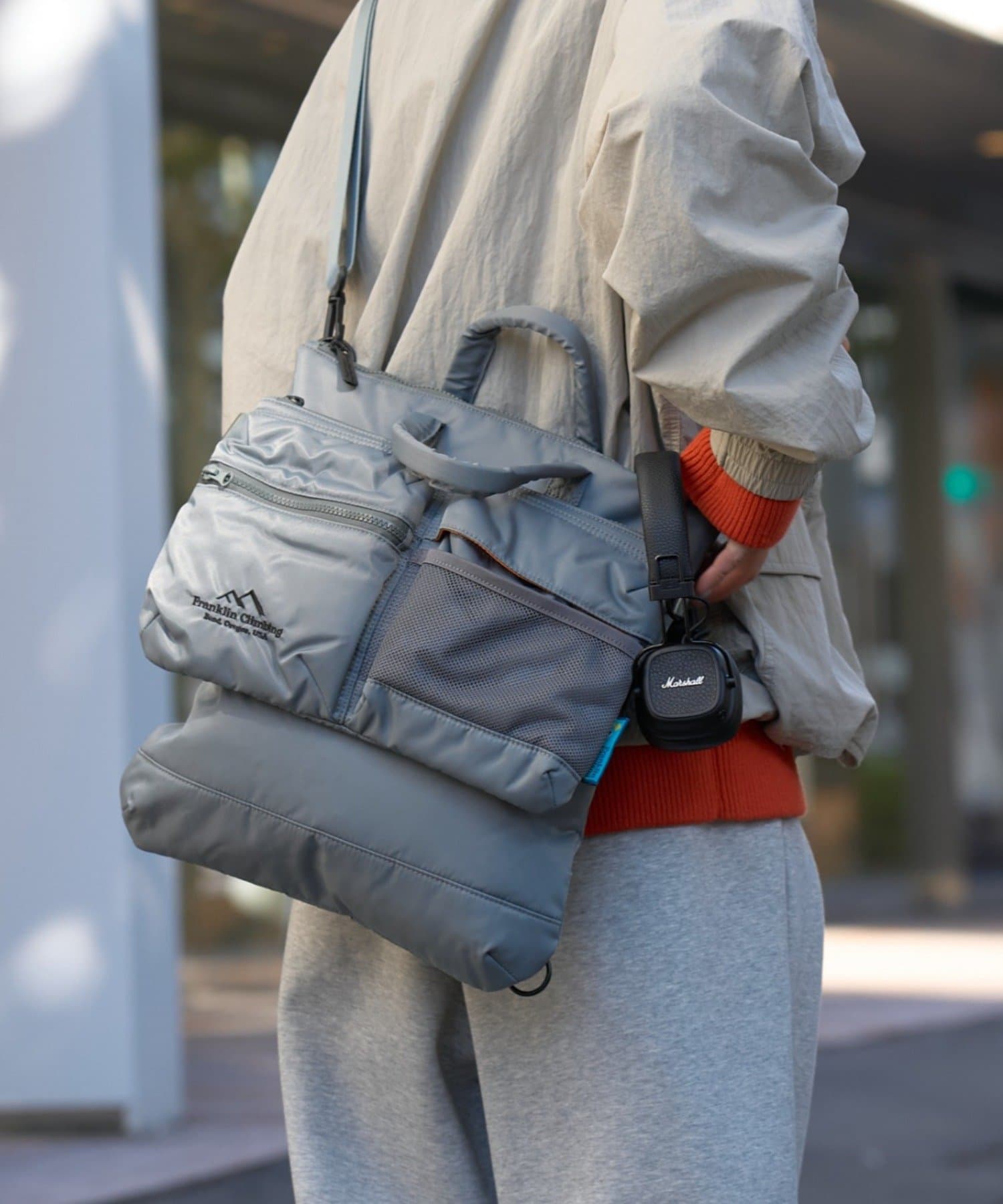 CIAOPANIC TYPY(チャオパニックティピー) 【Franklin Climbing】男女兼用/通勤・通学/8WAYマルチヘルメットショルダーバッグ