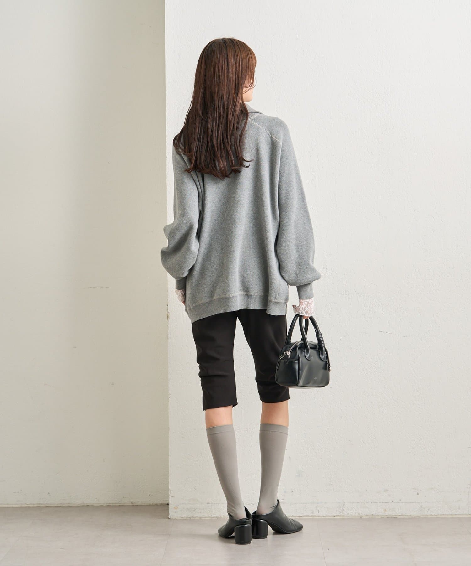 mystic(ミスティック) 裾ギャザーバイカーパンツ