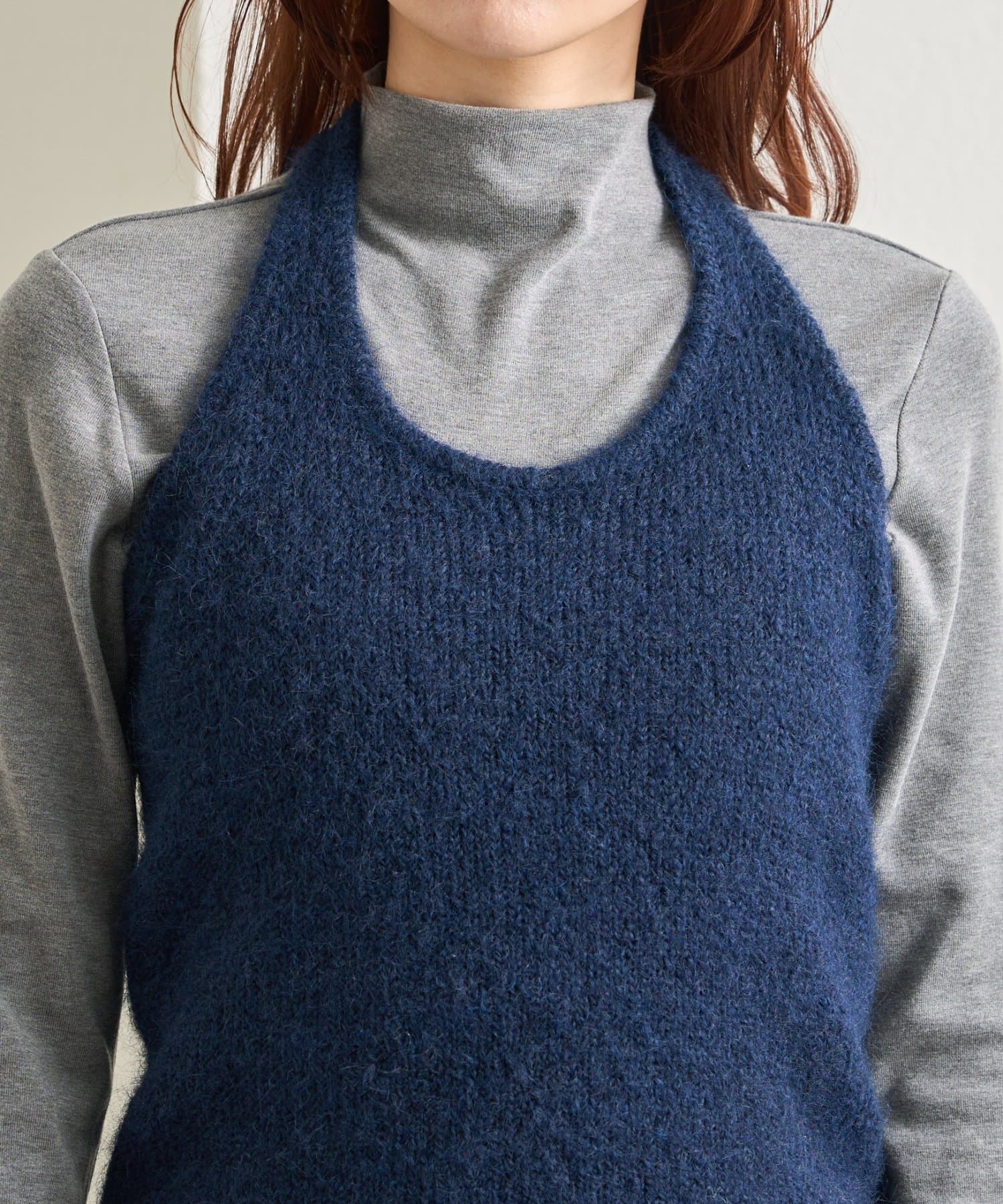 mystic(ミスティック) ふわふわホルターニットビスチェ