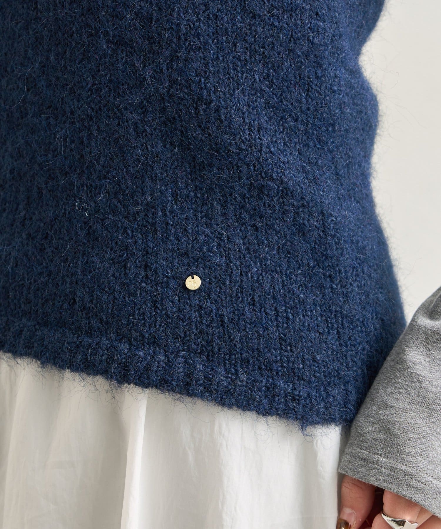 mystic(ミスティック) ふわふわホルターニットビスチェ