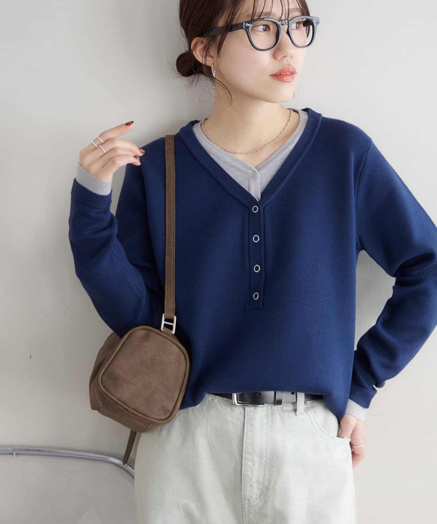 DISCOAT(ディスコート) 【SS先行予約】レイヤード風リングドットヘンリー