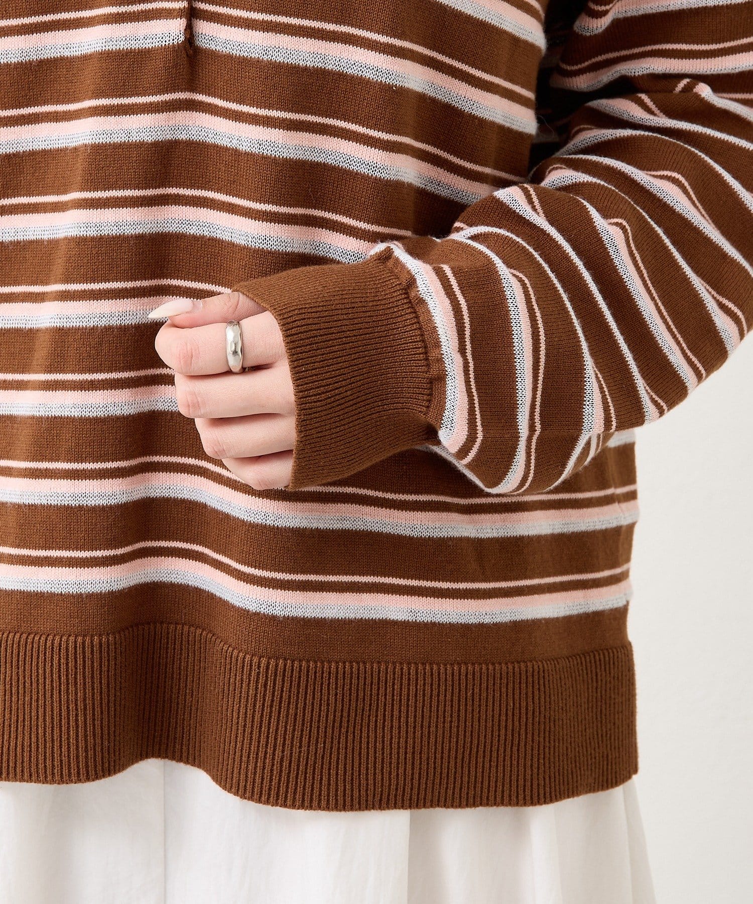 mystic(ミスティック) マルチボーダーポロニット