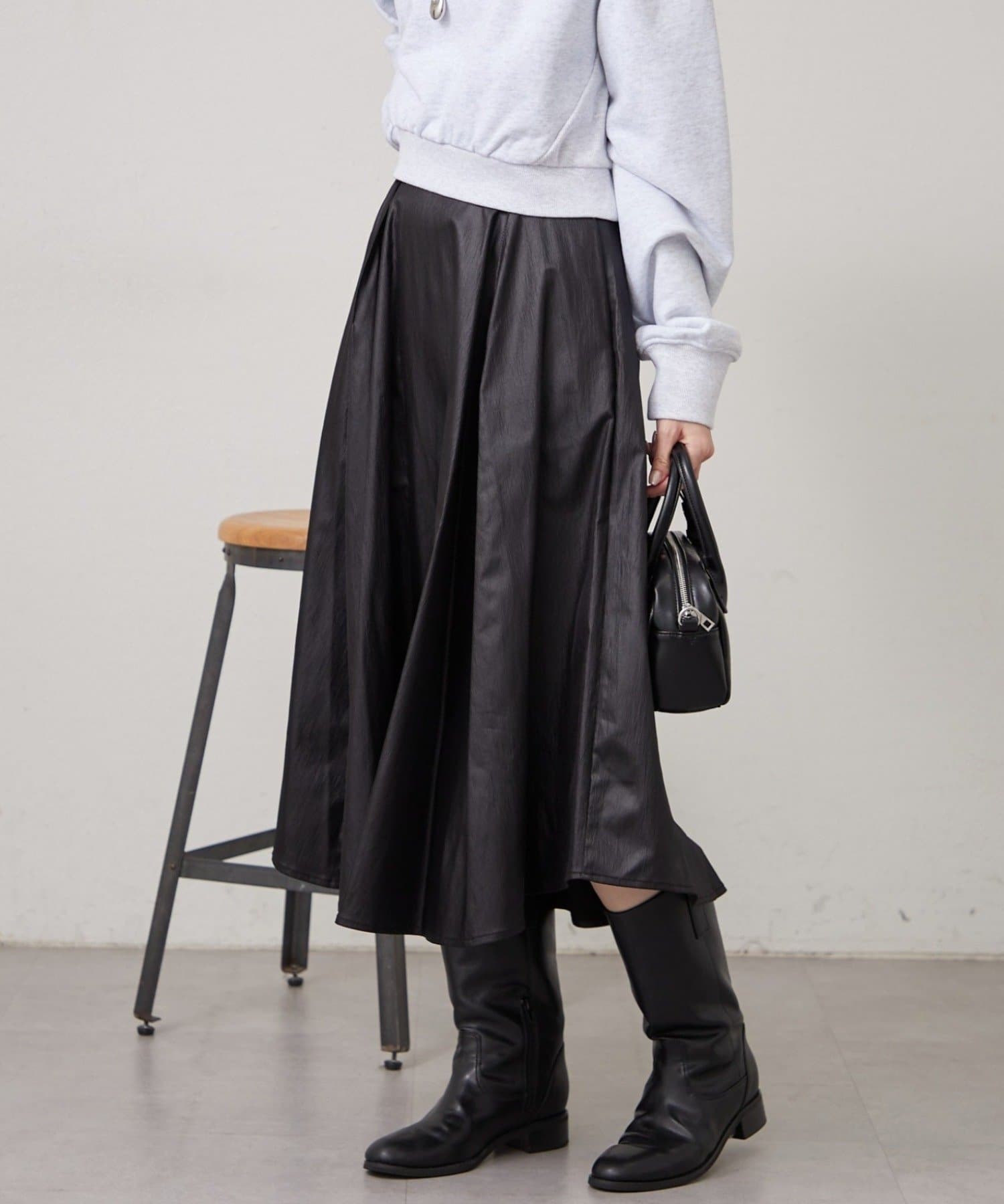 mystic(ミスティック) フレアミドルスカート