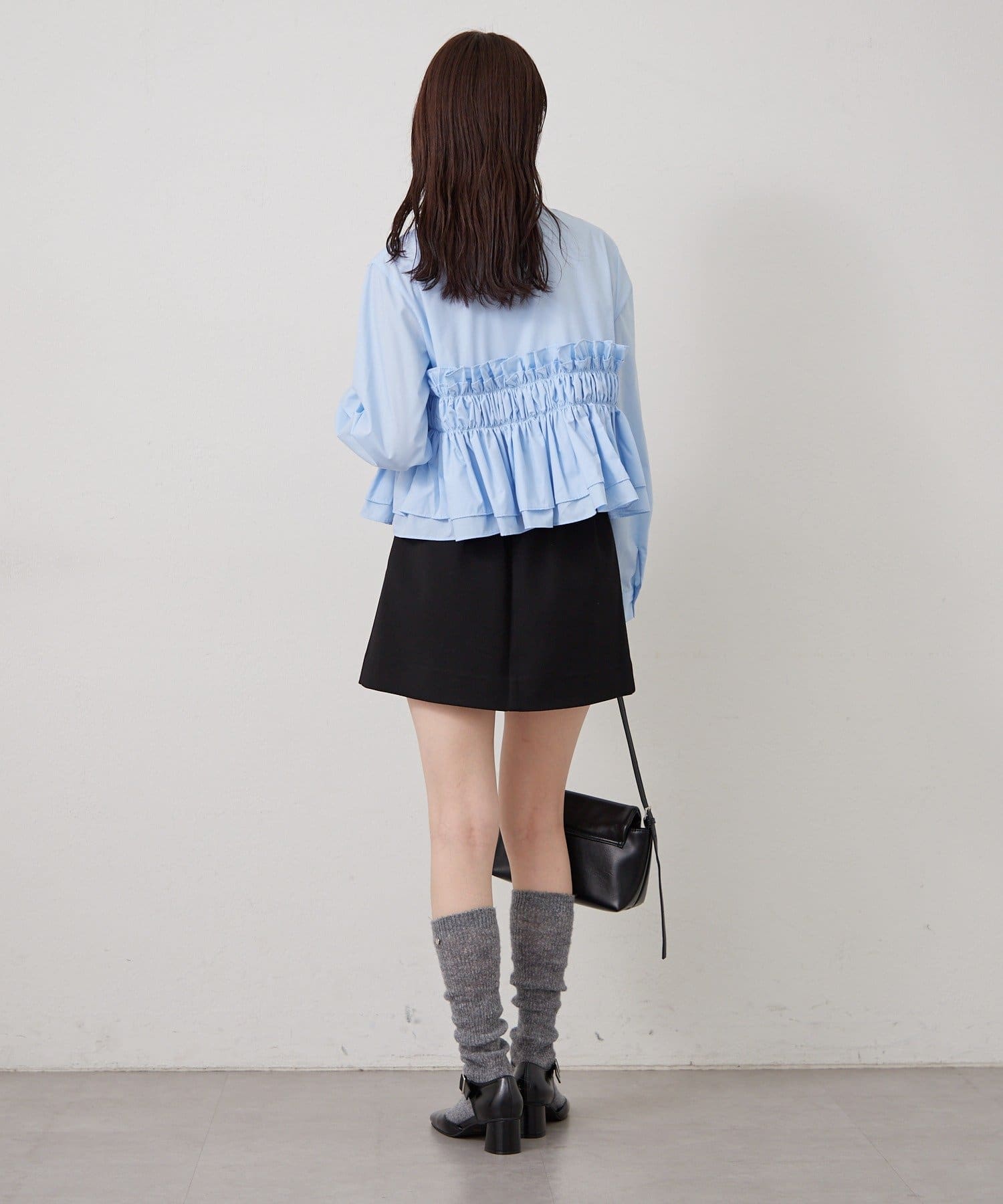 mystic(ミスティック) シャーリングティアード ブラウス