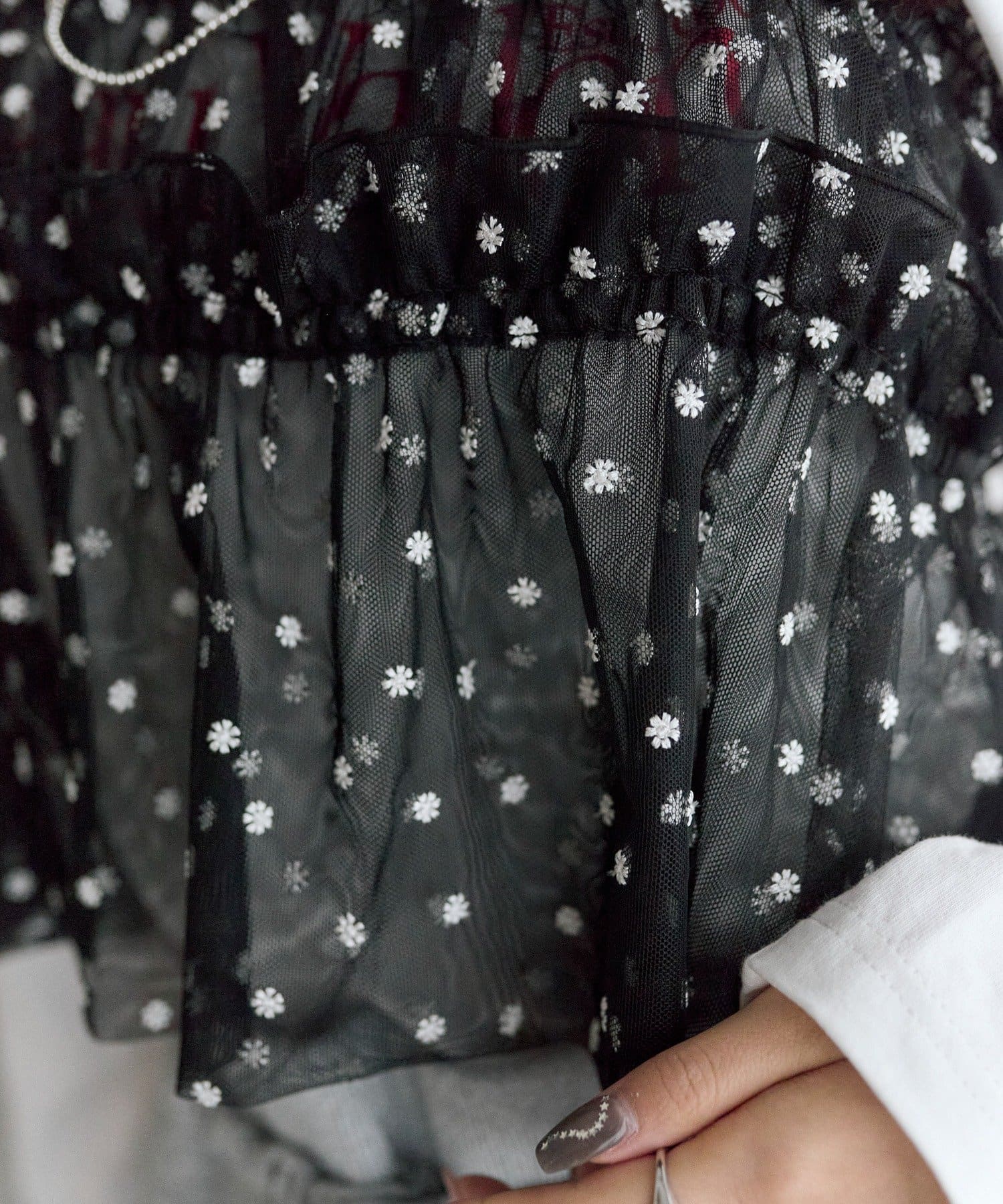 mystic(ミスティック) フラワーチュールビスチェ