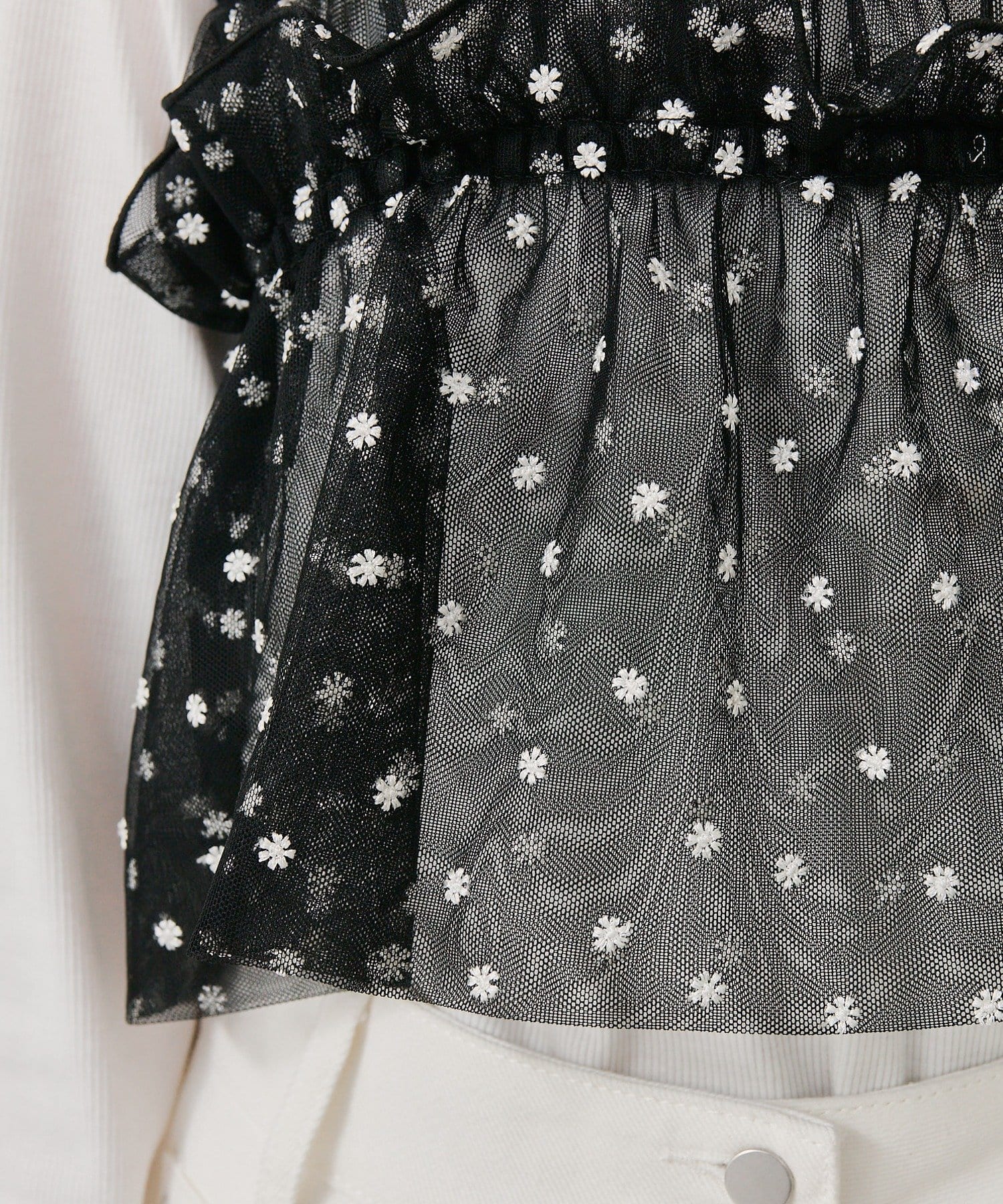 mystic(ミスティック) フラワーチュールビスチェ