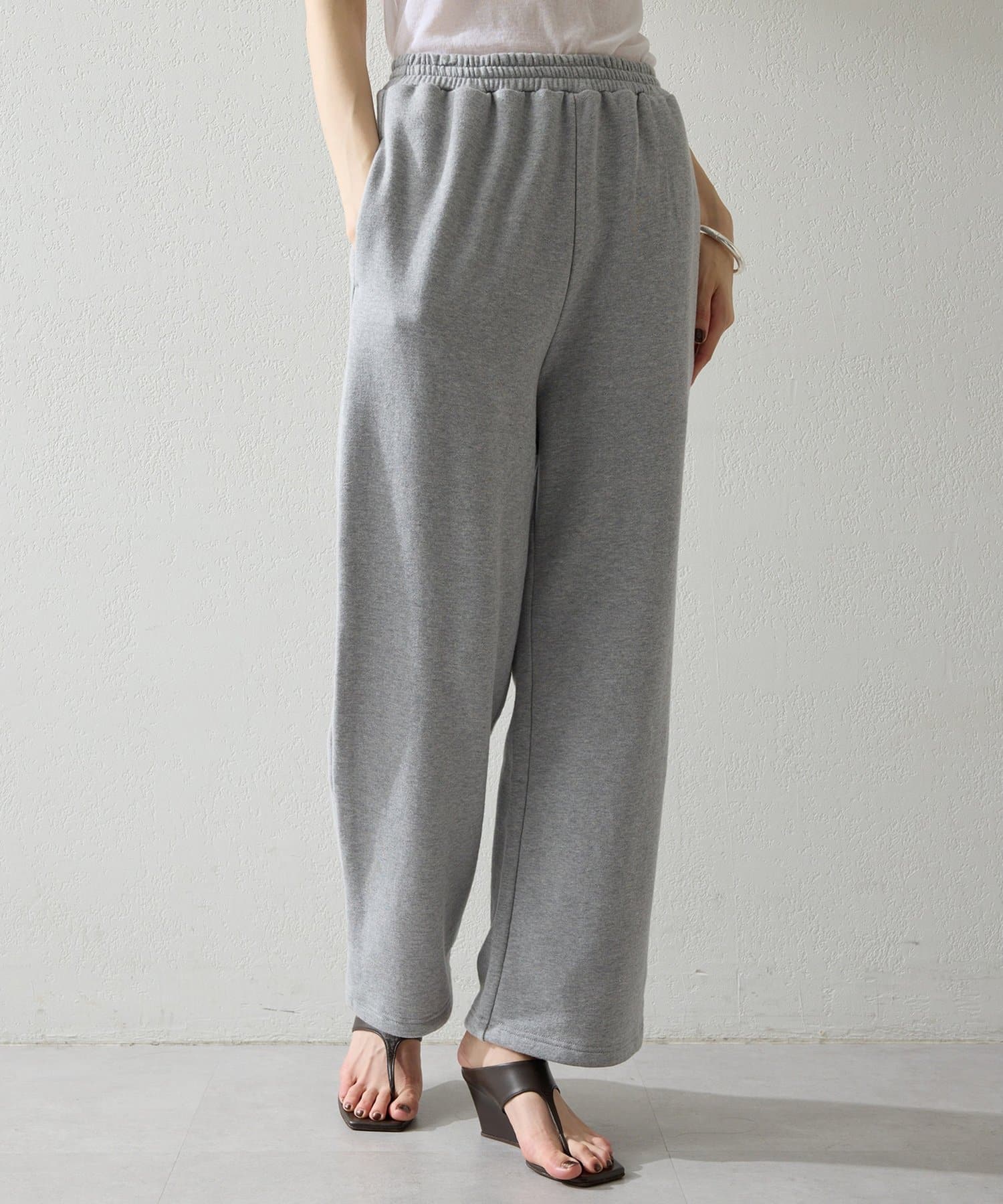 Whim Gazette(ウィム ガゼット) 2way裏毛パンツ