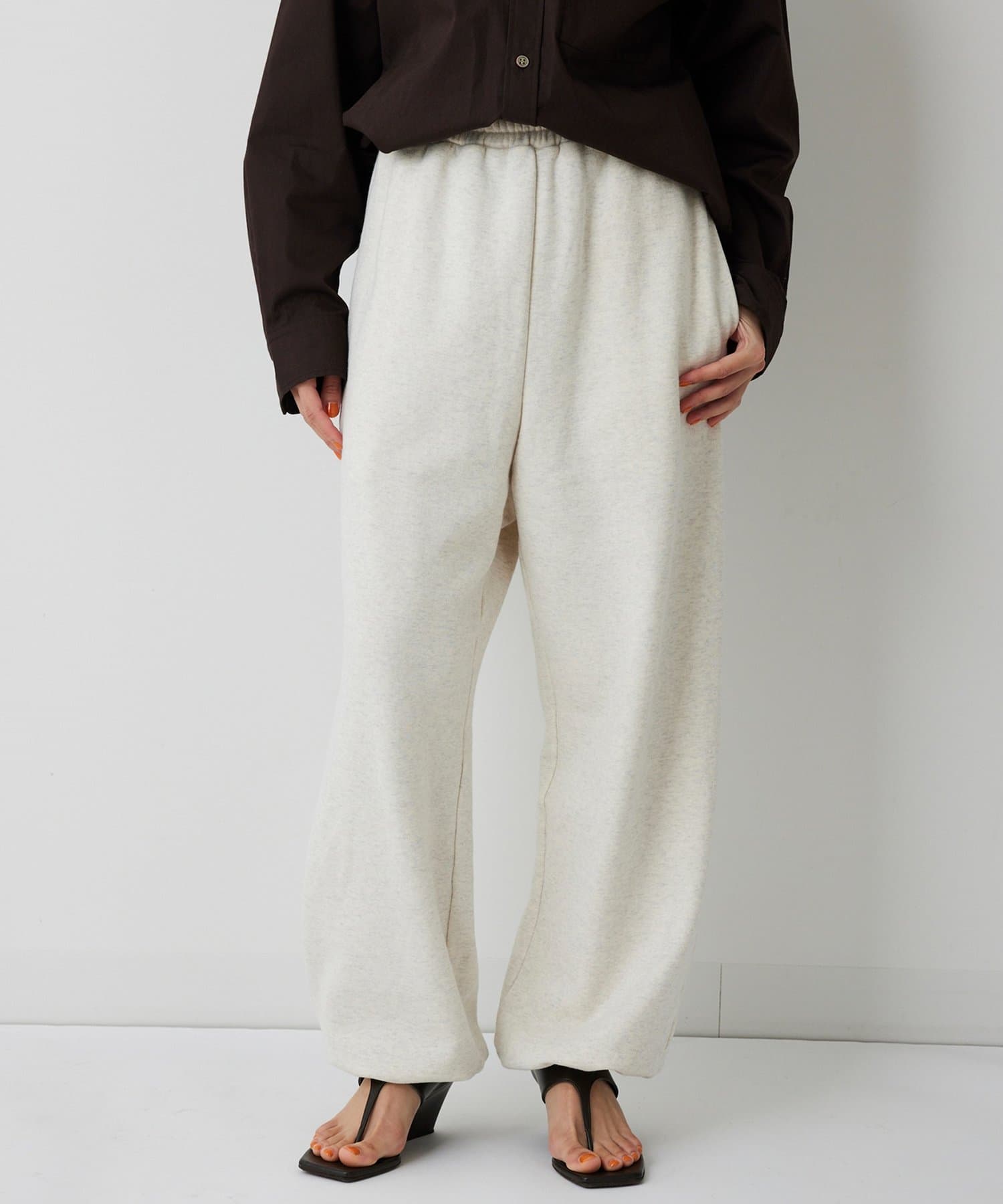 Whim Gazette(ウィム ガゼット) 2way裏毛パンツ