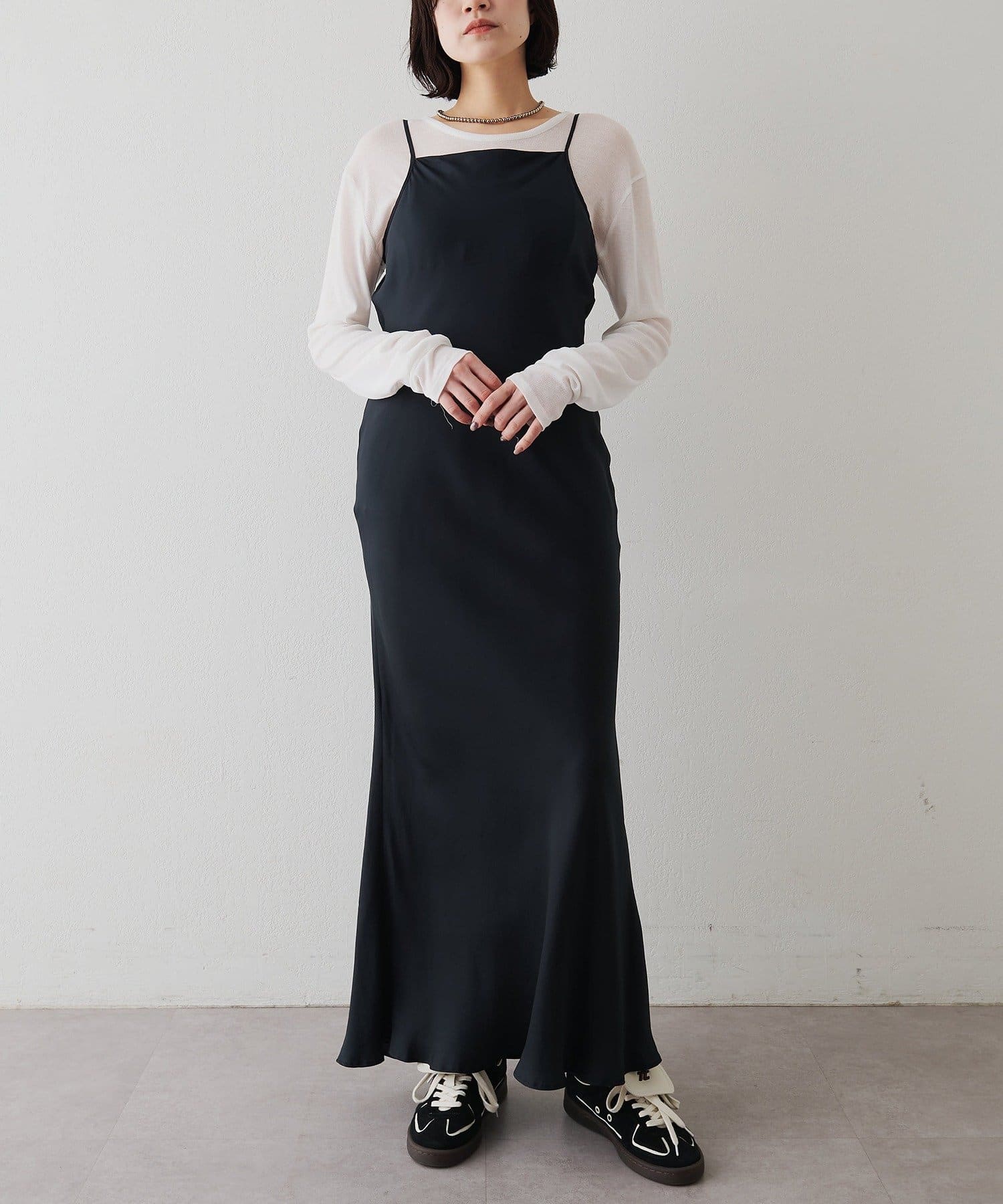 Drawing Numbers(ドローイングナンバーズ) キュプラバイアスキャミワンピース