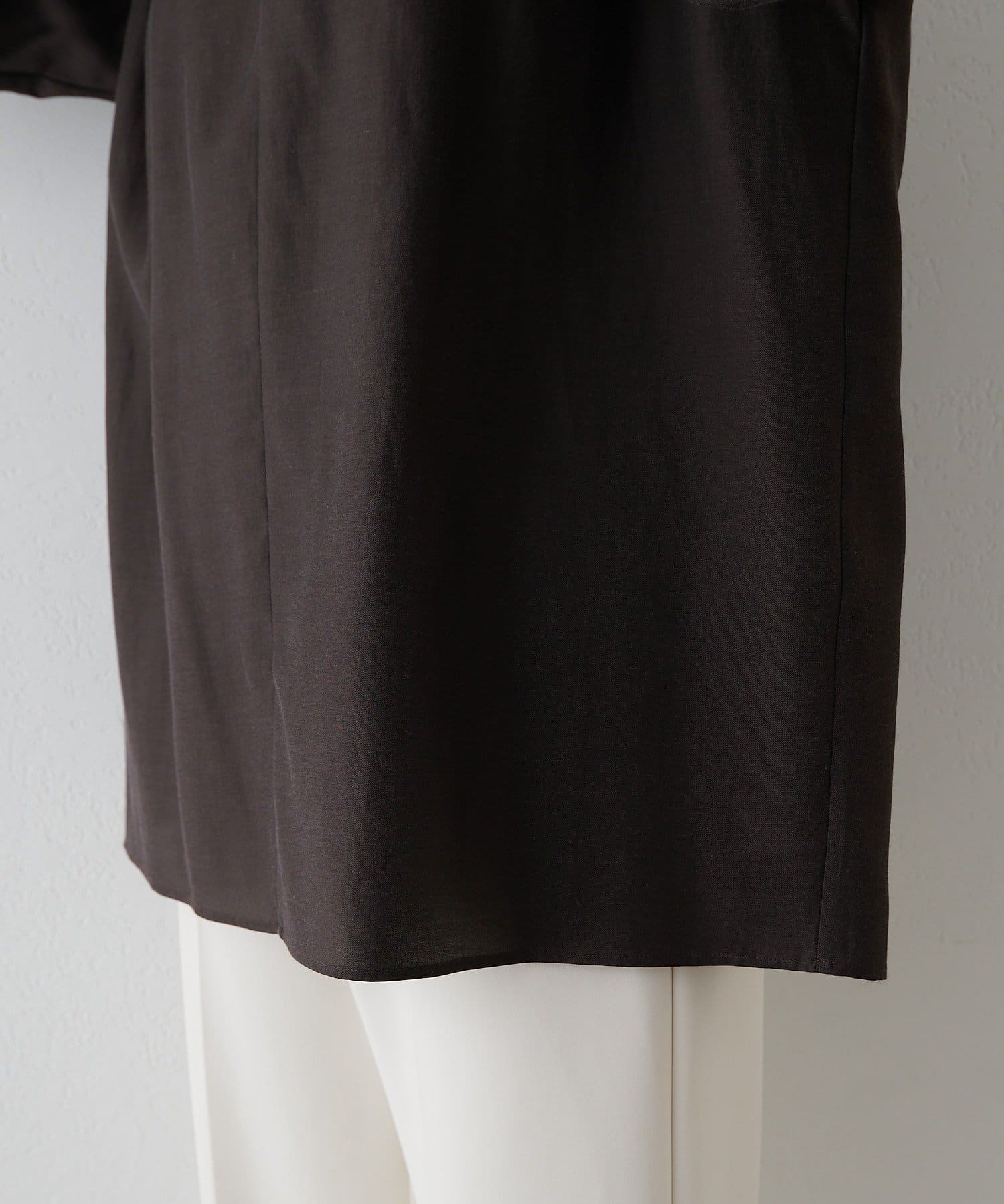 Drawing Numbers(ドローイングナンバーズ) コットンキュプラビエラスキッパーブラウス