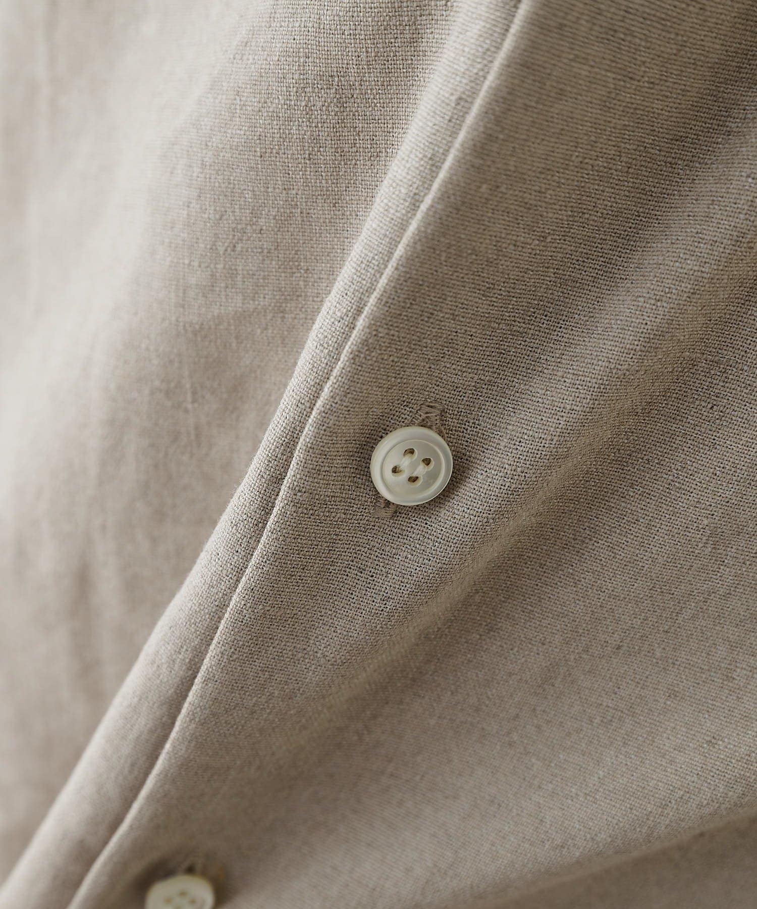 Drawing Numbers(ドローイングナンバーズ) ストレッチリネンプレーンシャツ