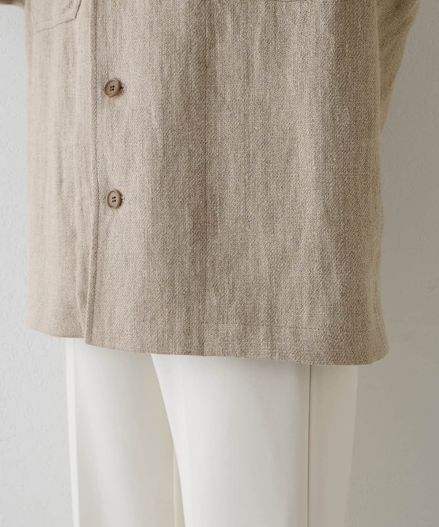 Drawing Numbers(ドローイングナンバーズ) リネンミリタリージャケット