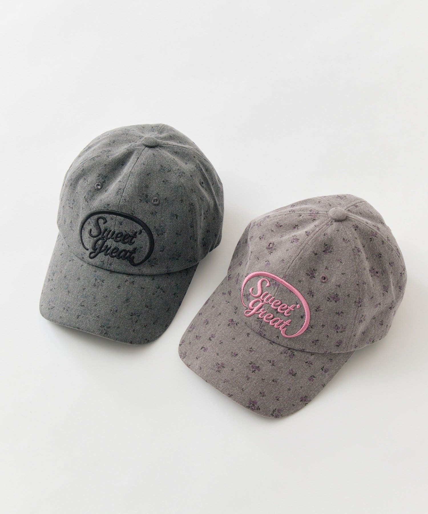 mystic(ミスティック) フラワー刺繍キャップ