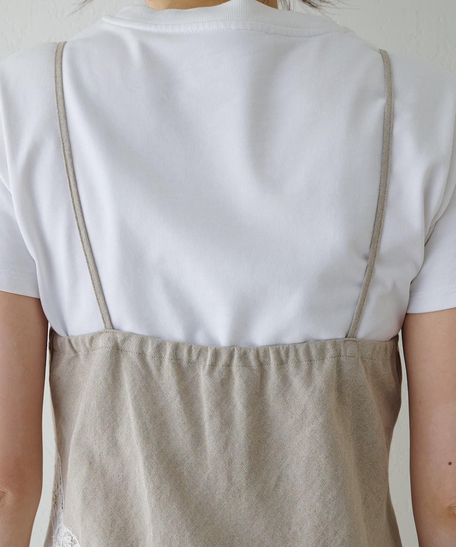 Drawing Numbers(ドローイングナンバーズ) ストレッチリネンレースワンピース