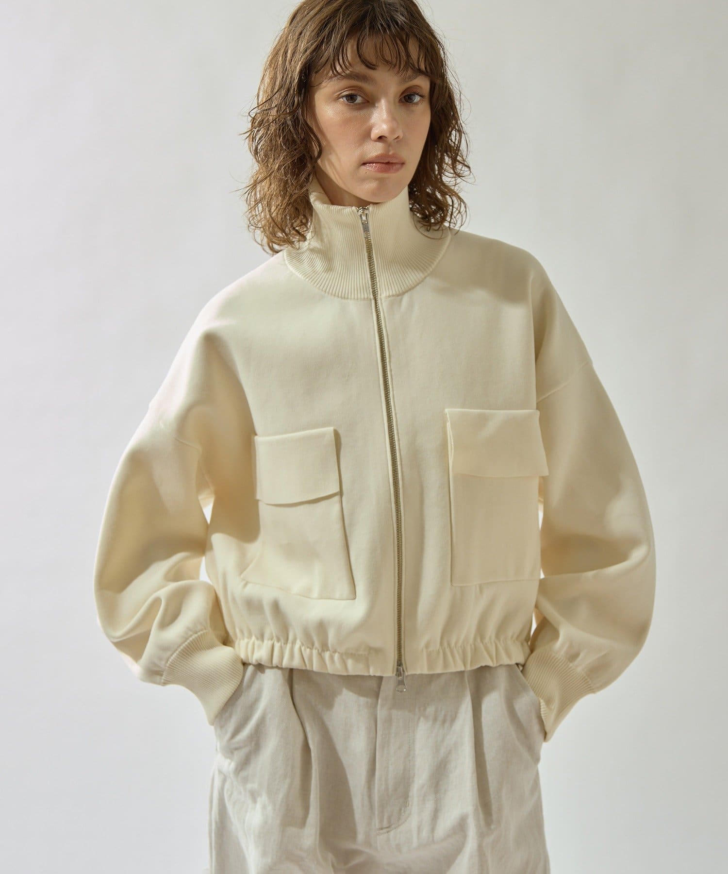 Drawing Numbers(ドローイングナンバーズ) ニットZIPカーデ