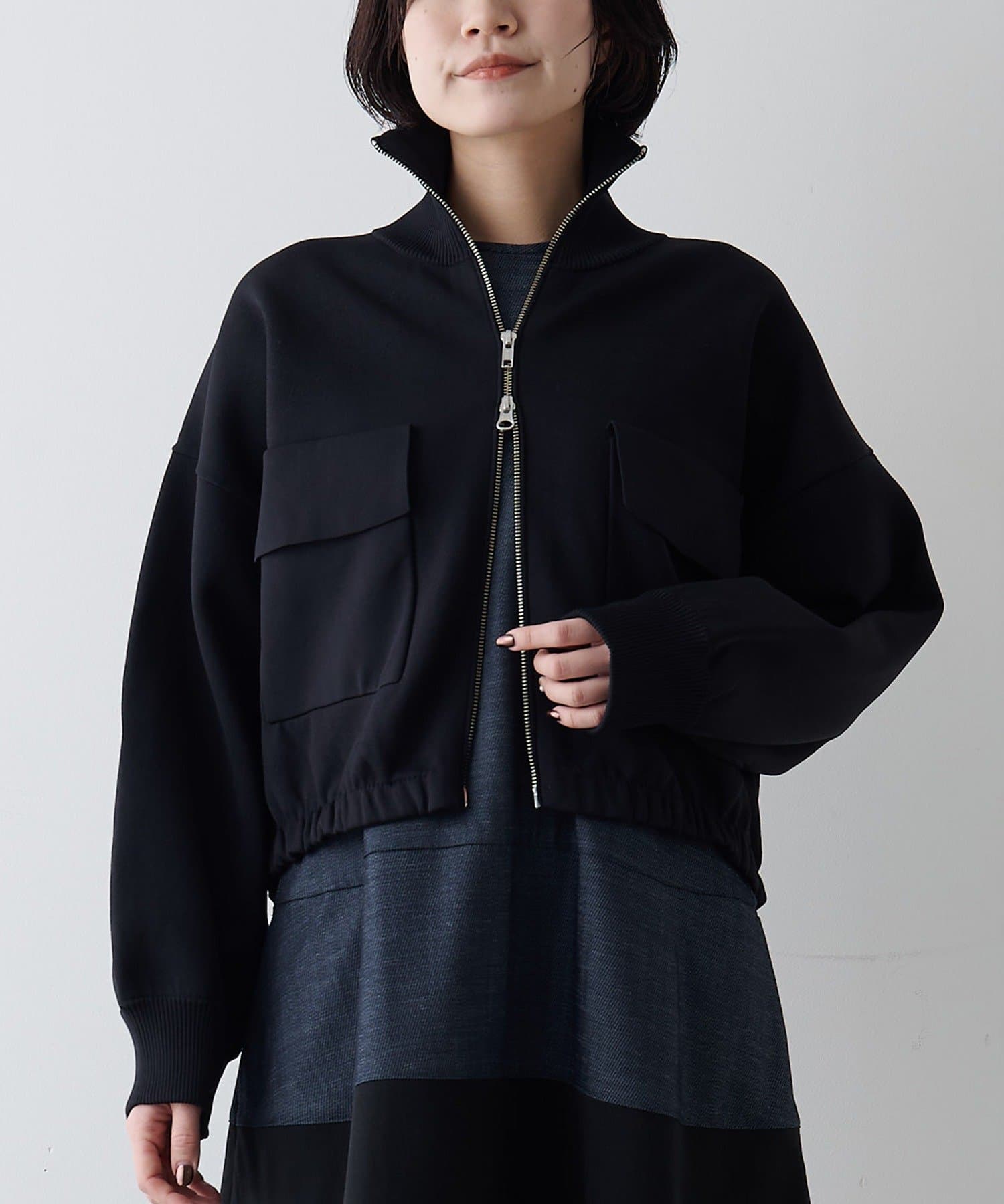 Drawing Numbers(ドローイングナンバーズ) ニットZIPカーデ