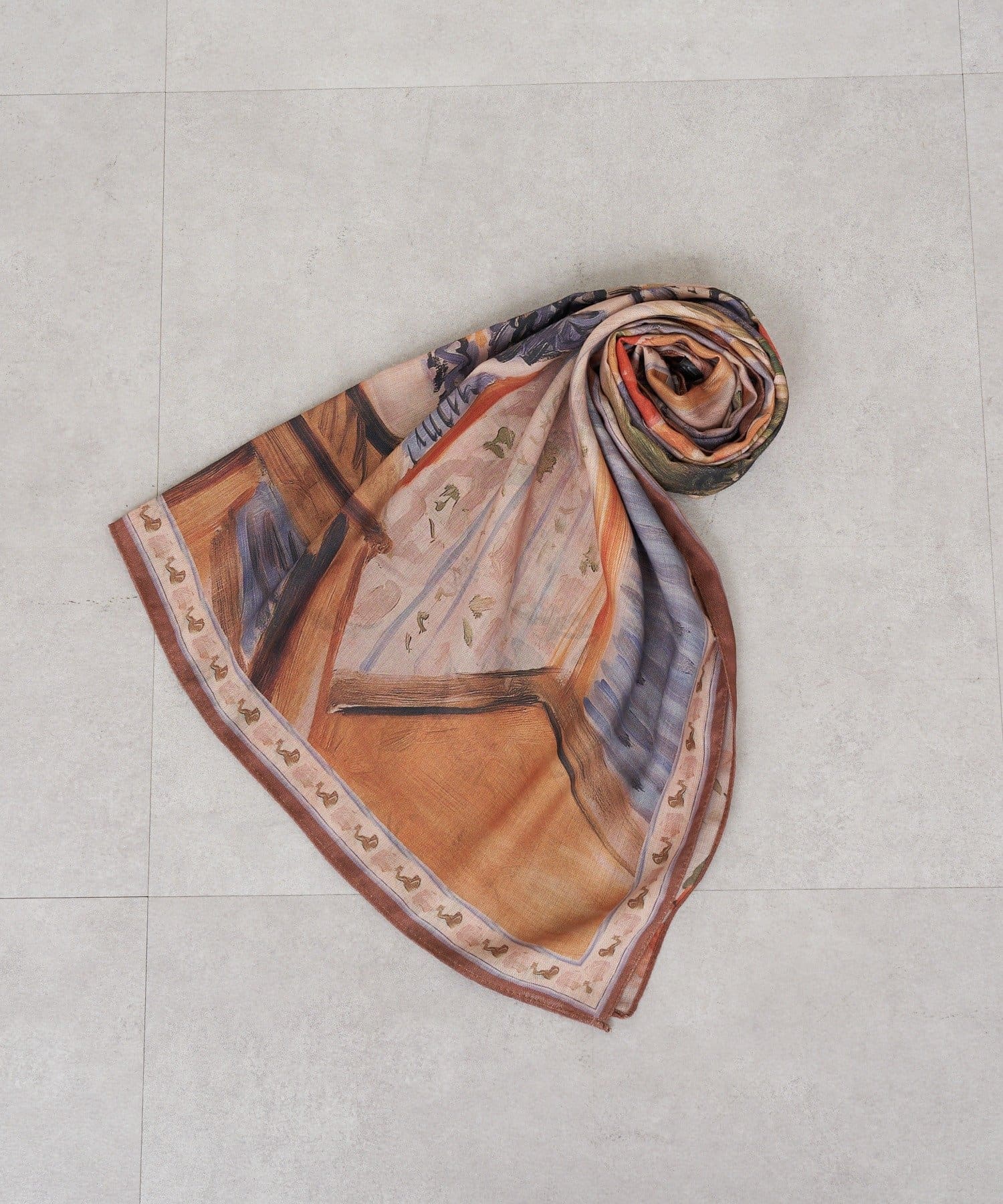 SHENERY(シーナリー) フラワープリントスカーフ