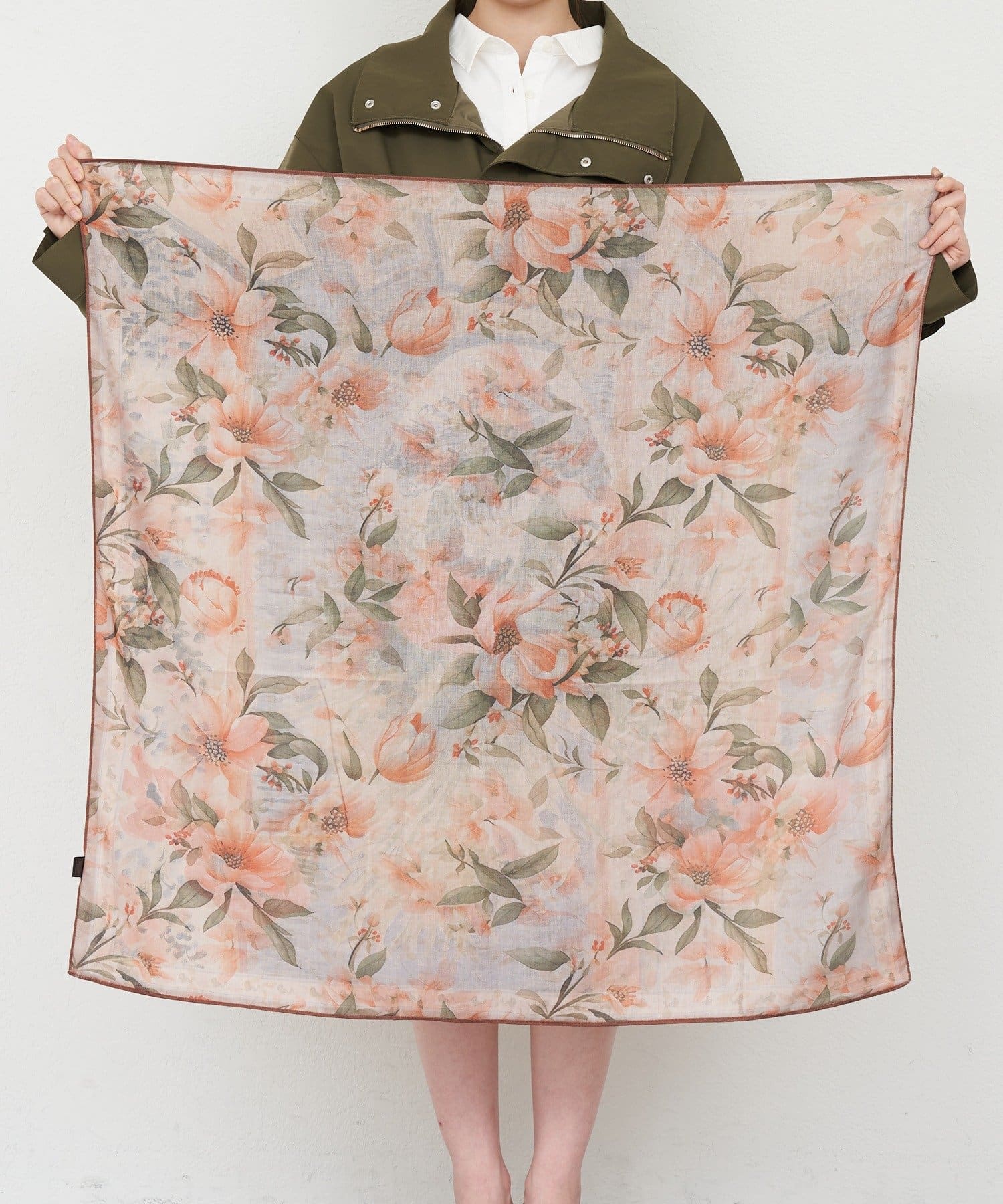 SHENERY(シーナリー) フラワープリントスカーフ