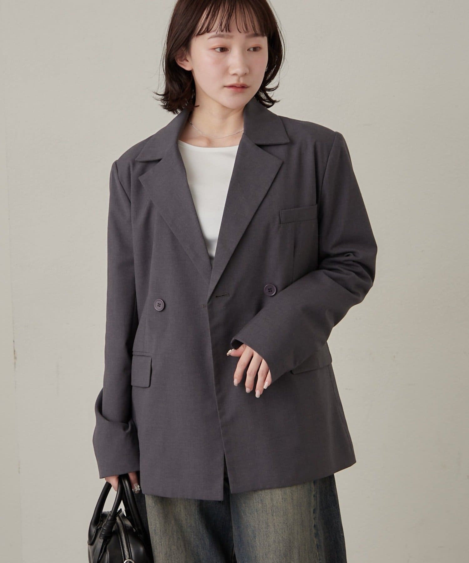 mline(エムライン) [mline]タックジャケット