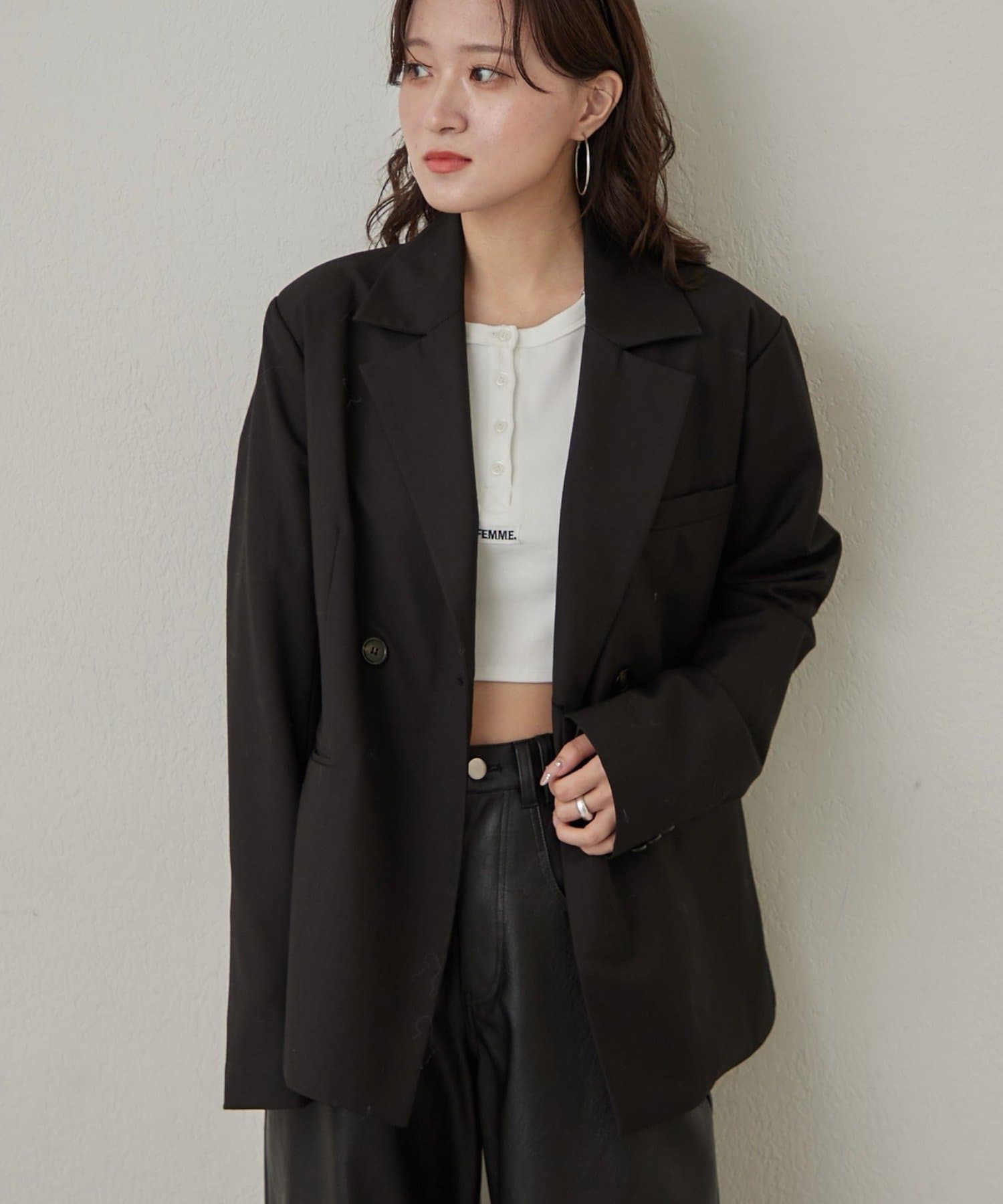 mline(エムライン) [mline]タックジャケット