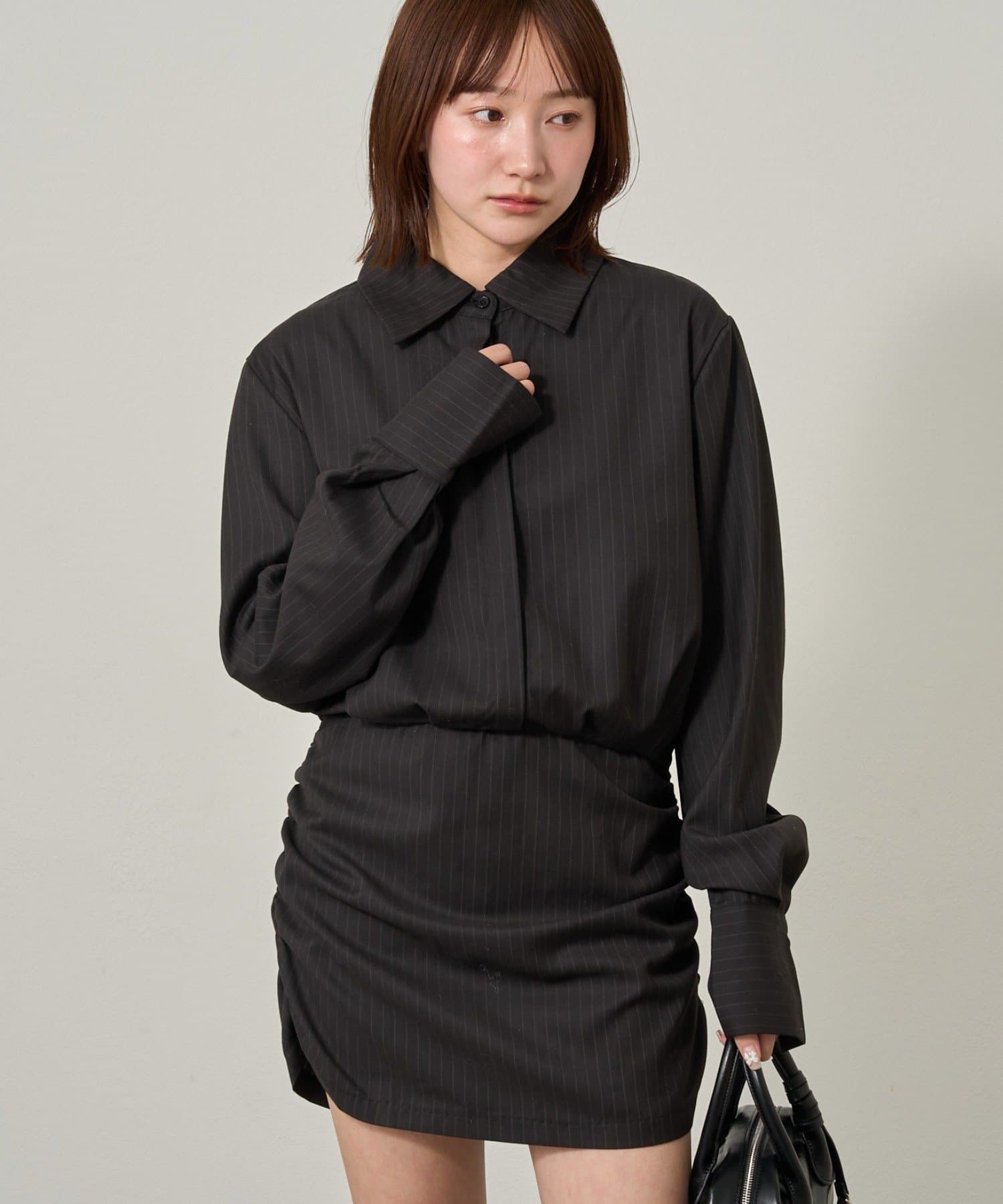 mline(エムライン) [mline]シャツワンピ