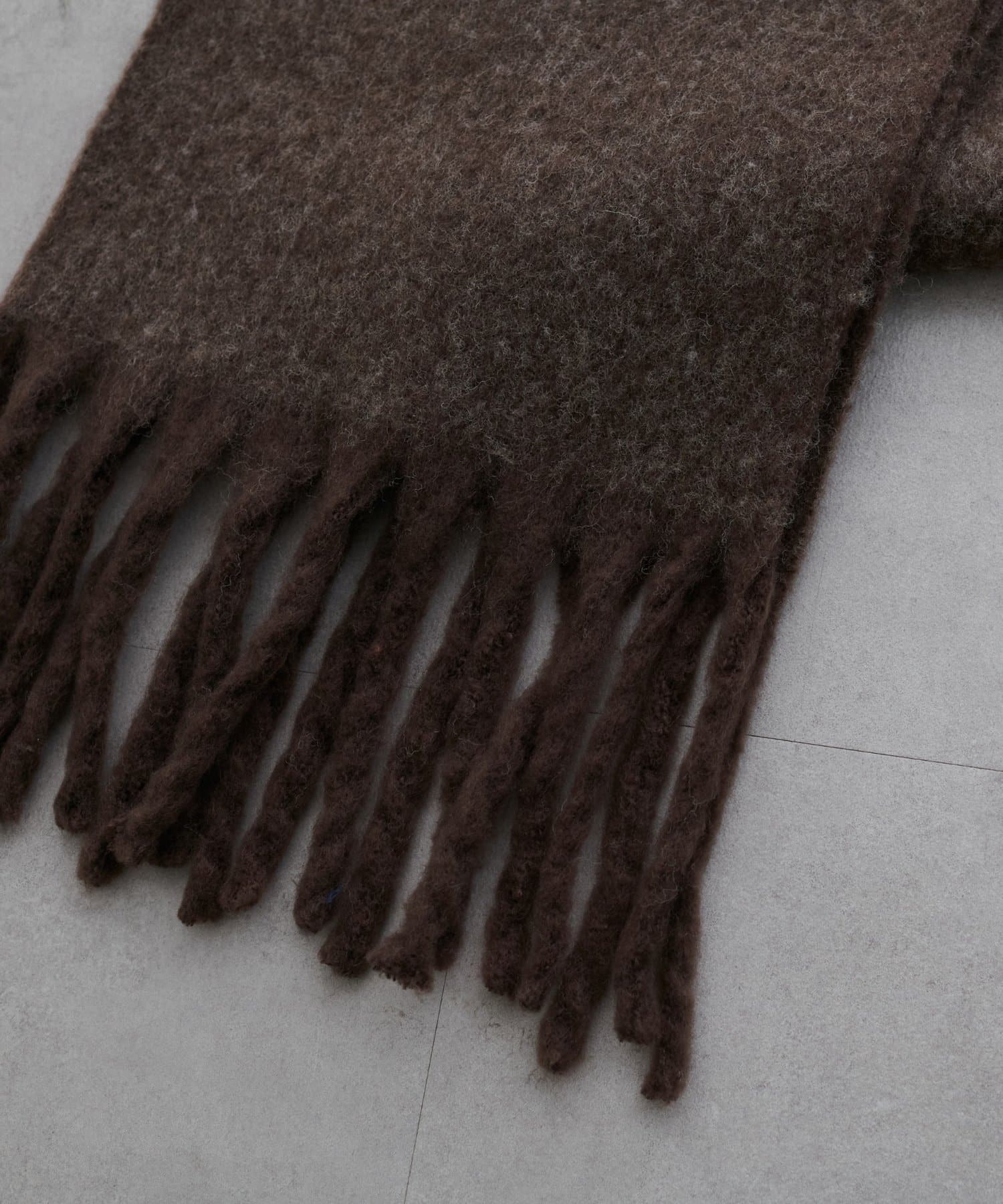 LARUTA(ラルータ) ウール混ブークレーマフラー