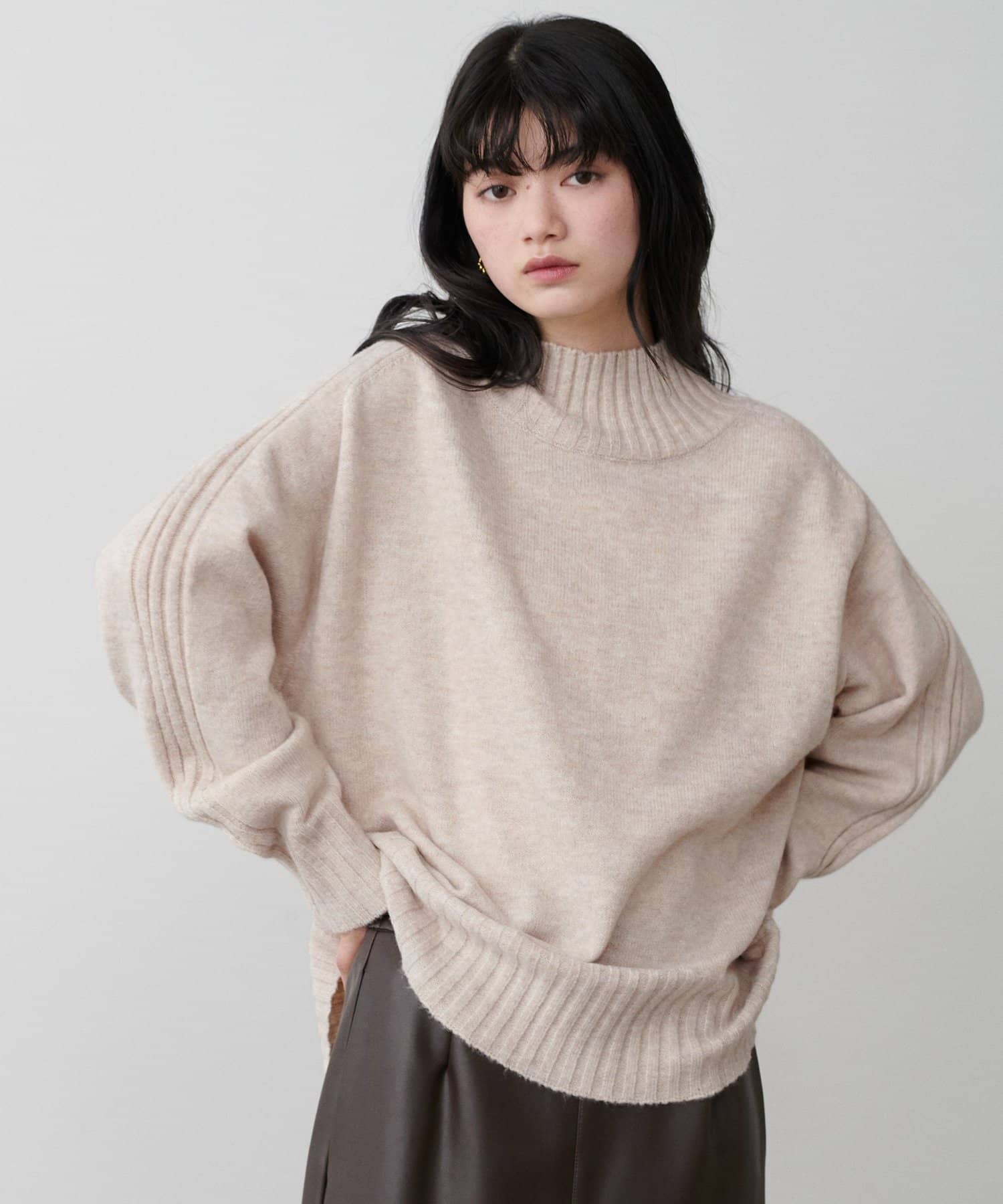 LARUTA(ラルータ) ウール＆リサイクルポリブレンドニット