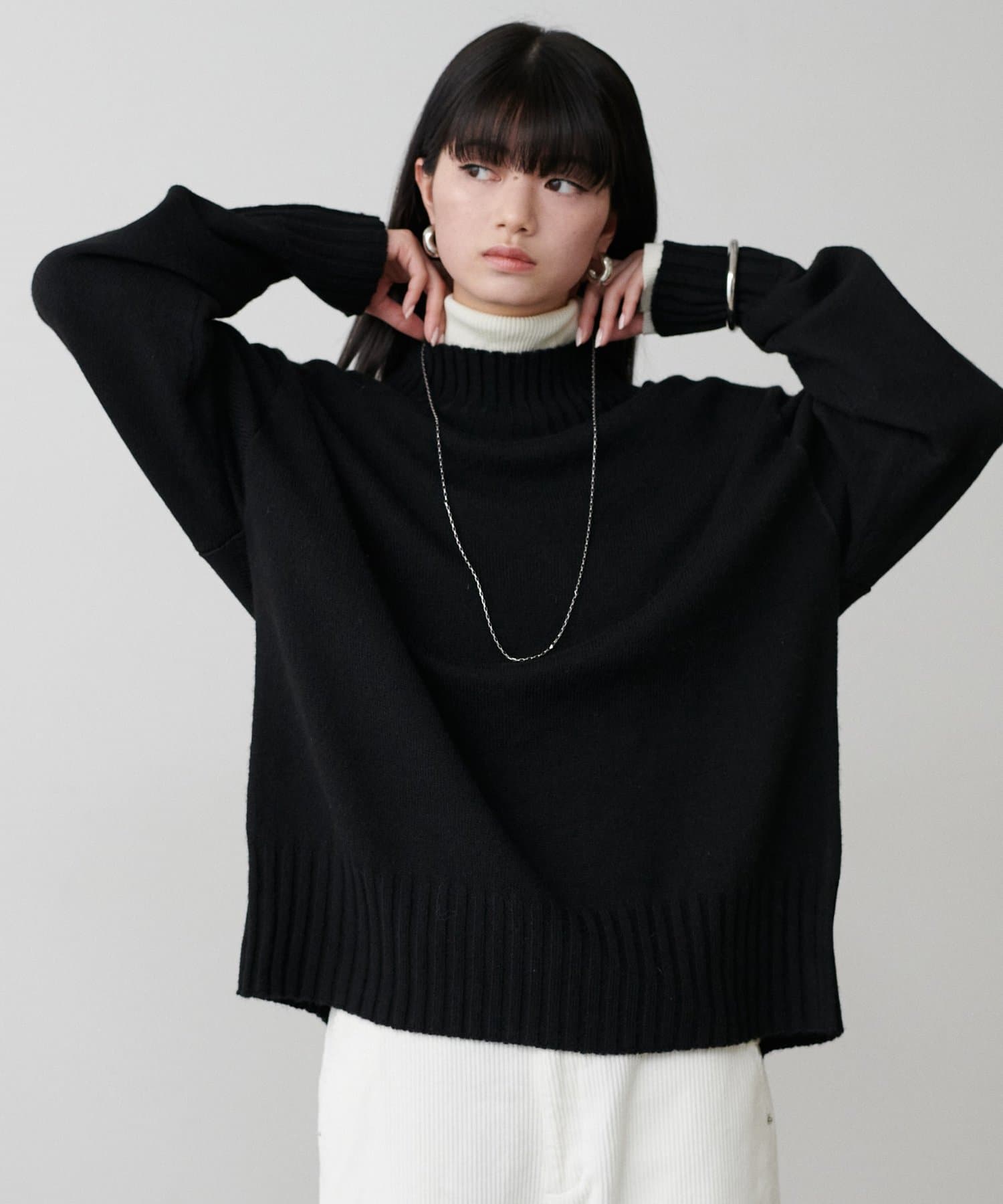 LARUTA(ラルータ) ウール＆リサイクルポリブレンドニット