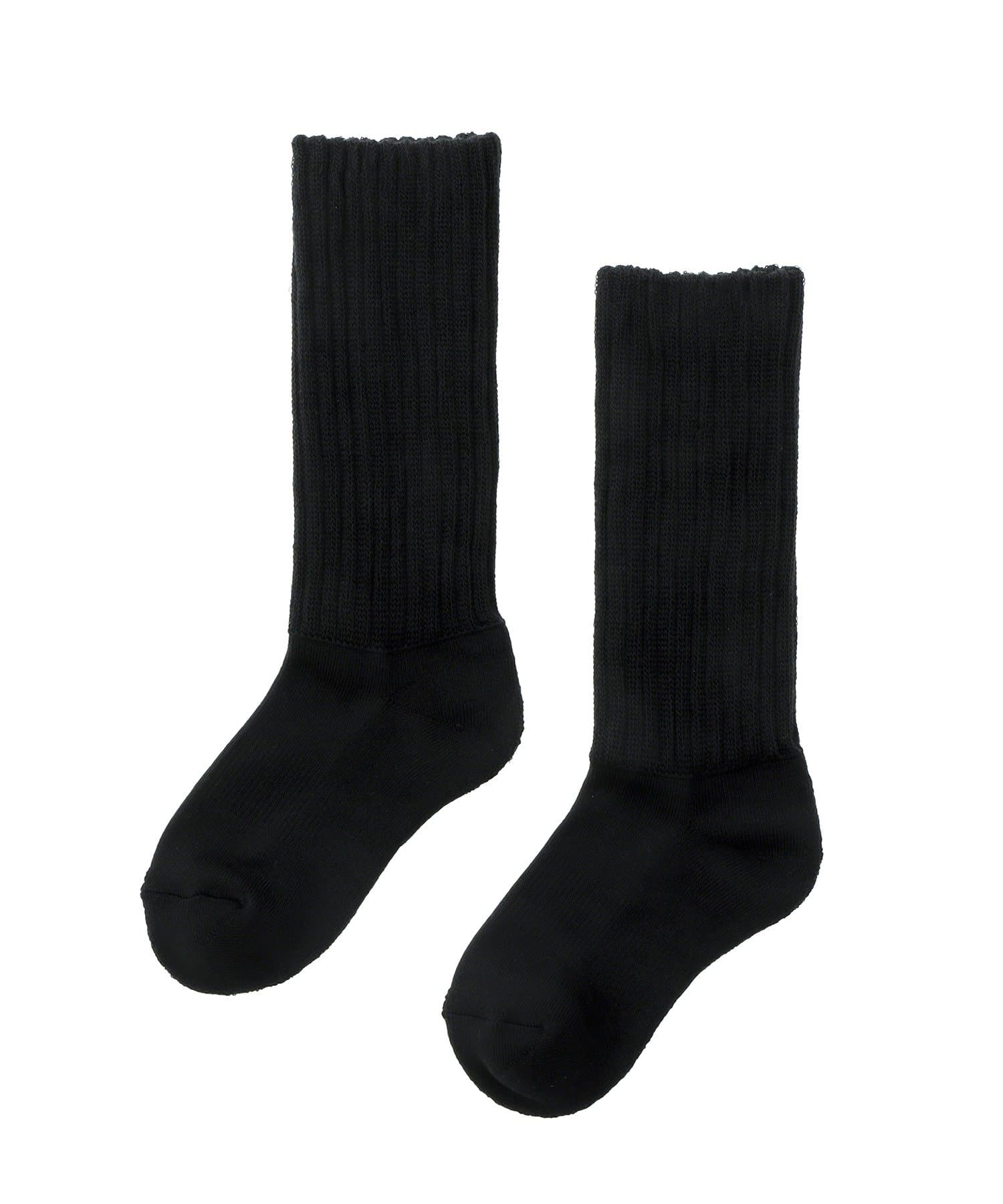 3COINS(スリーコインズ) 2重編みアメリブ底パイルソックス