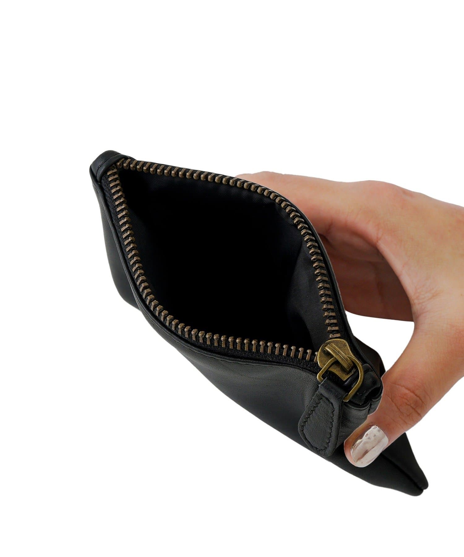 3COINS(スリーコインズ) THE RE 革ポーチ