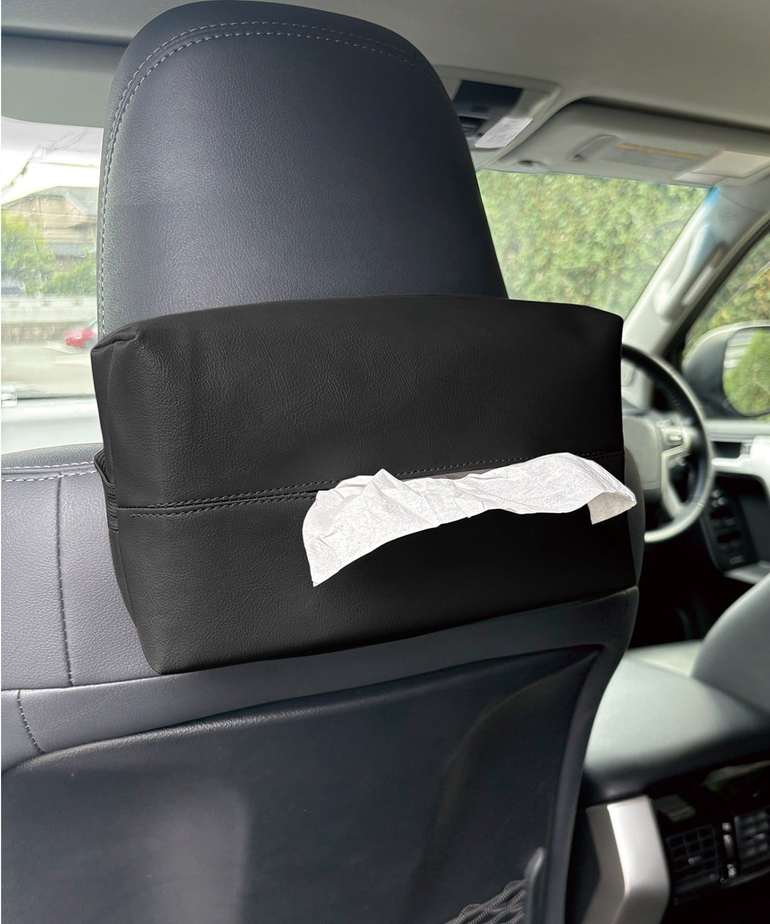 3COINS(スリーコインズ) ヘッドレスト用ティッシュケース