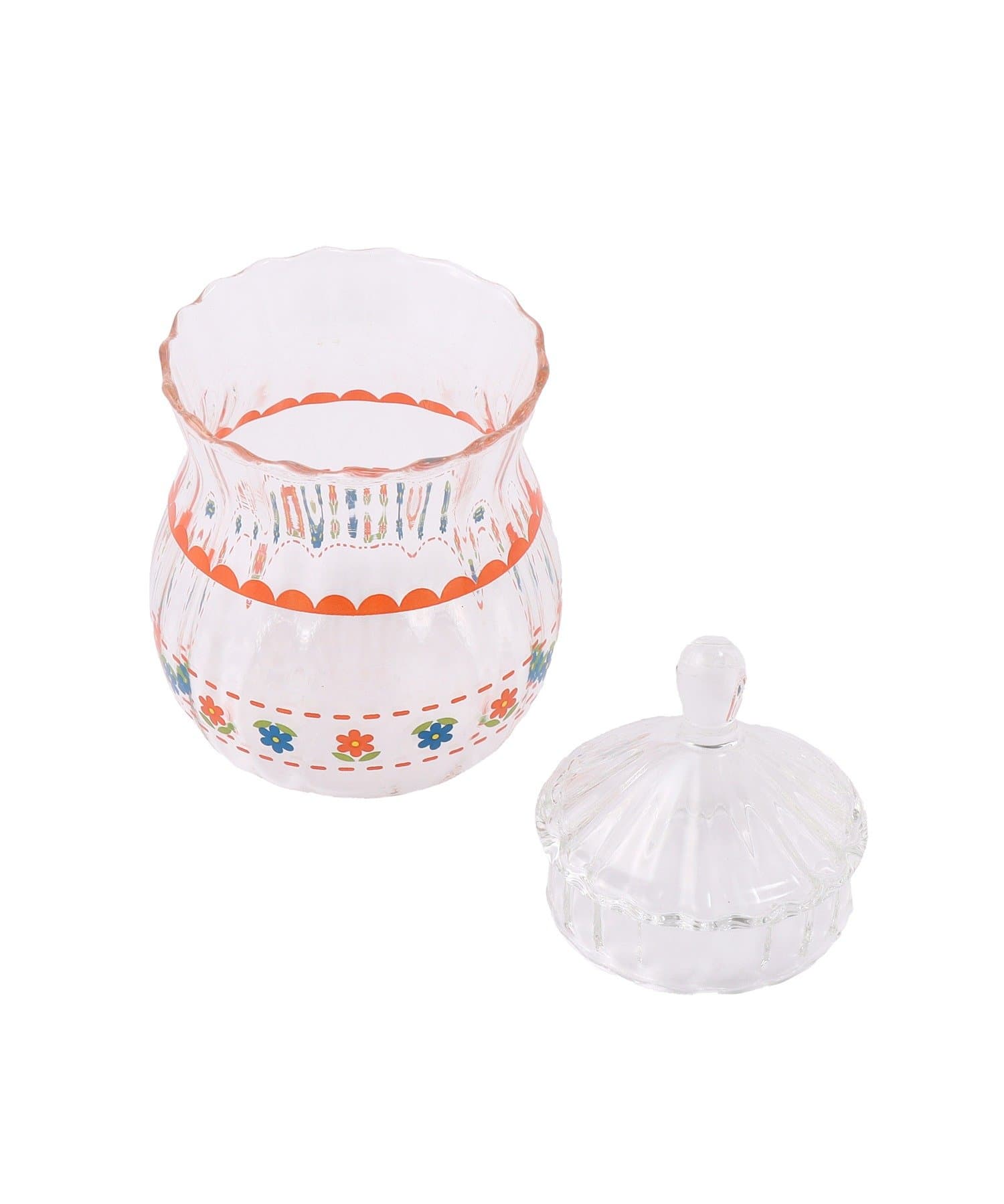 salut!(サリュ) レトロフラワーガラスキャニスター：130ml