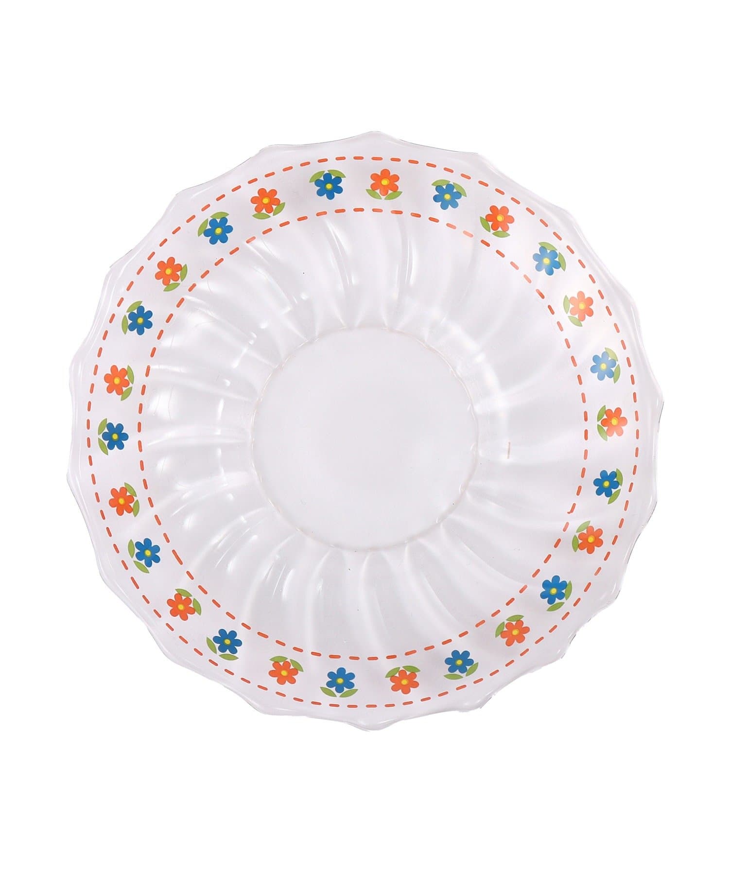 salut!(サリュ) レトロフラワーガラスカップ＆ソーサー：160ml