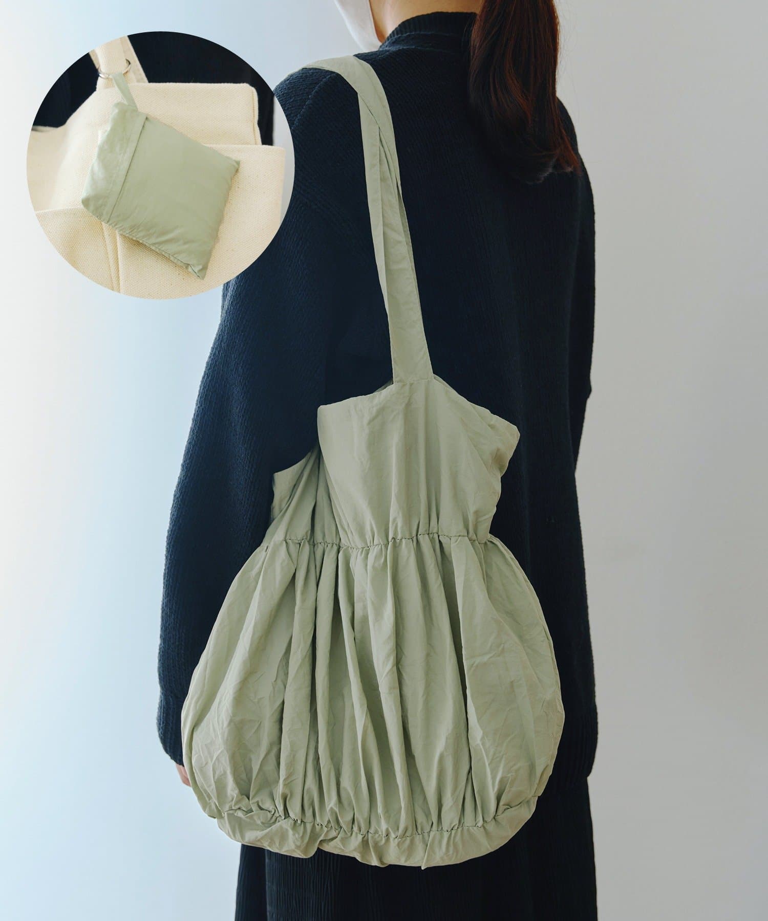 salut!(サリュ) 折りたたみふわくしゅバッグ