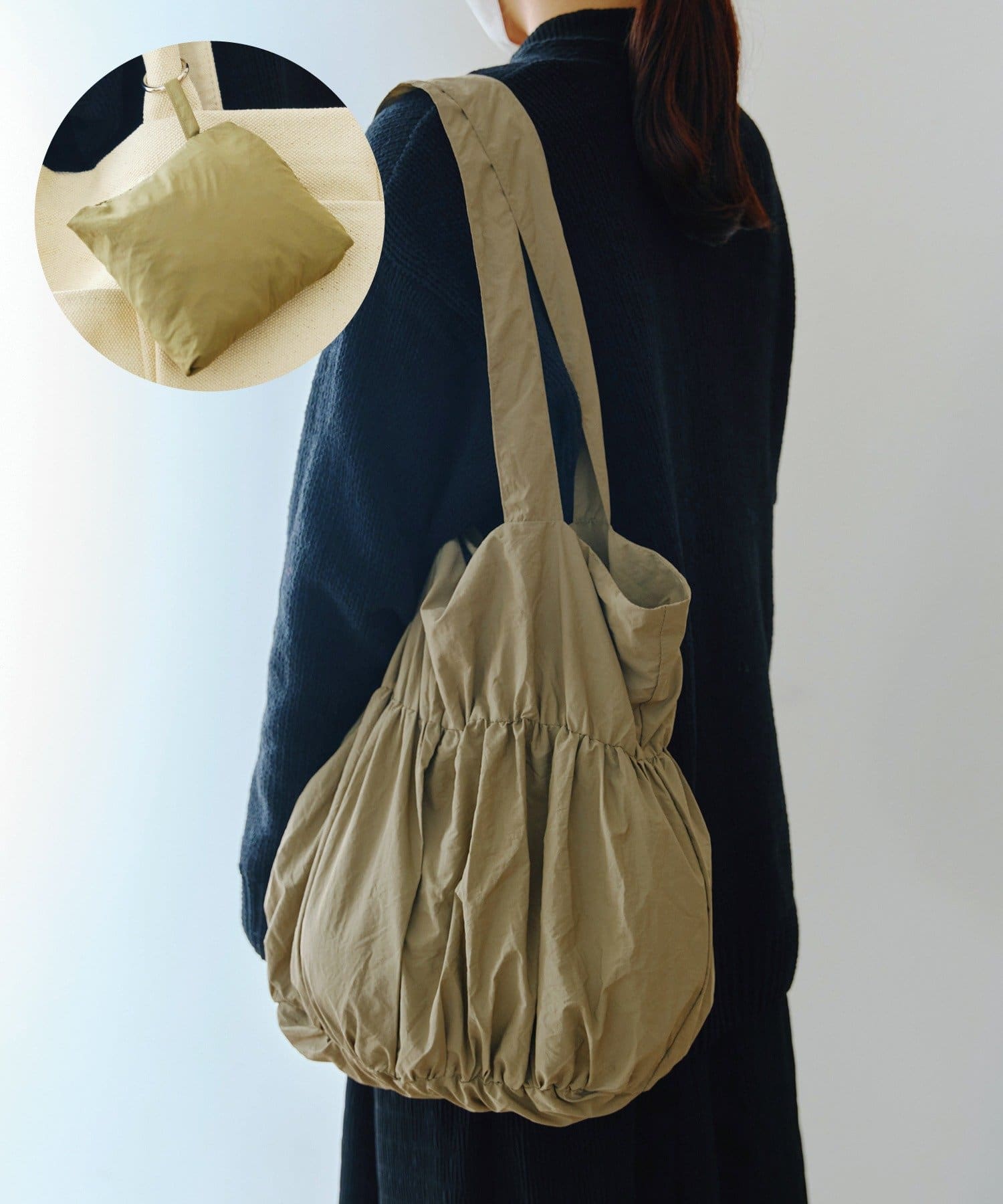 salut!(サリュ) 折りたたみふわくしゅバッグ