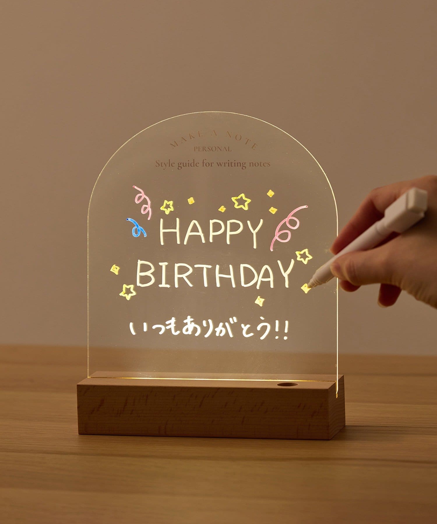 3COINS(スリーコインズ) 光るメモボード