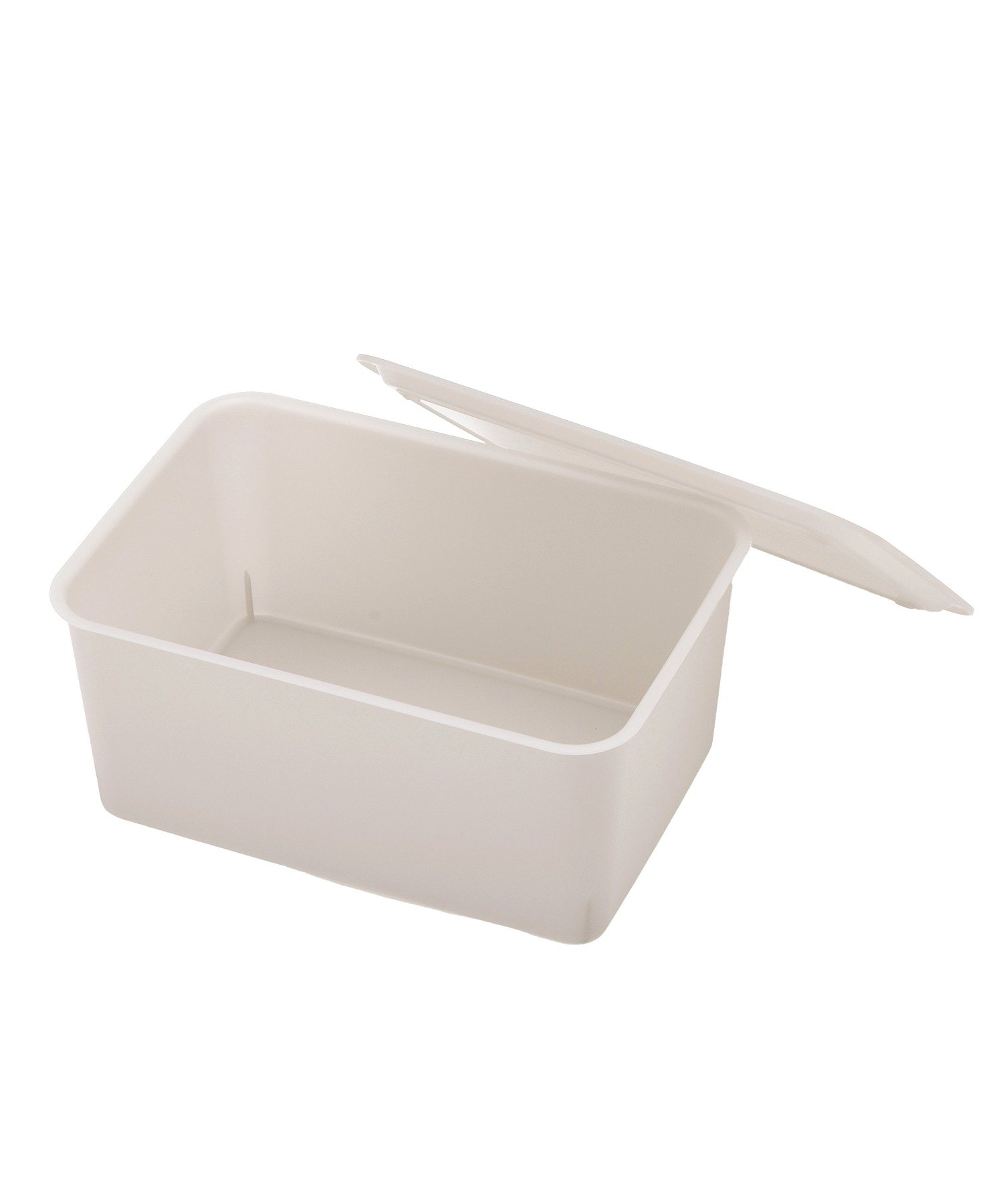 3COINS(スリーコインズ) シアー蓋付き収納：S