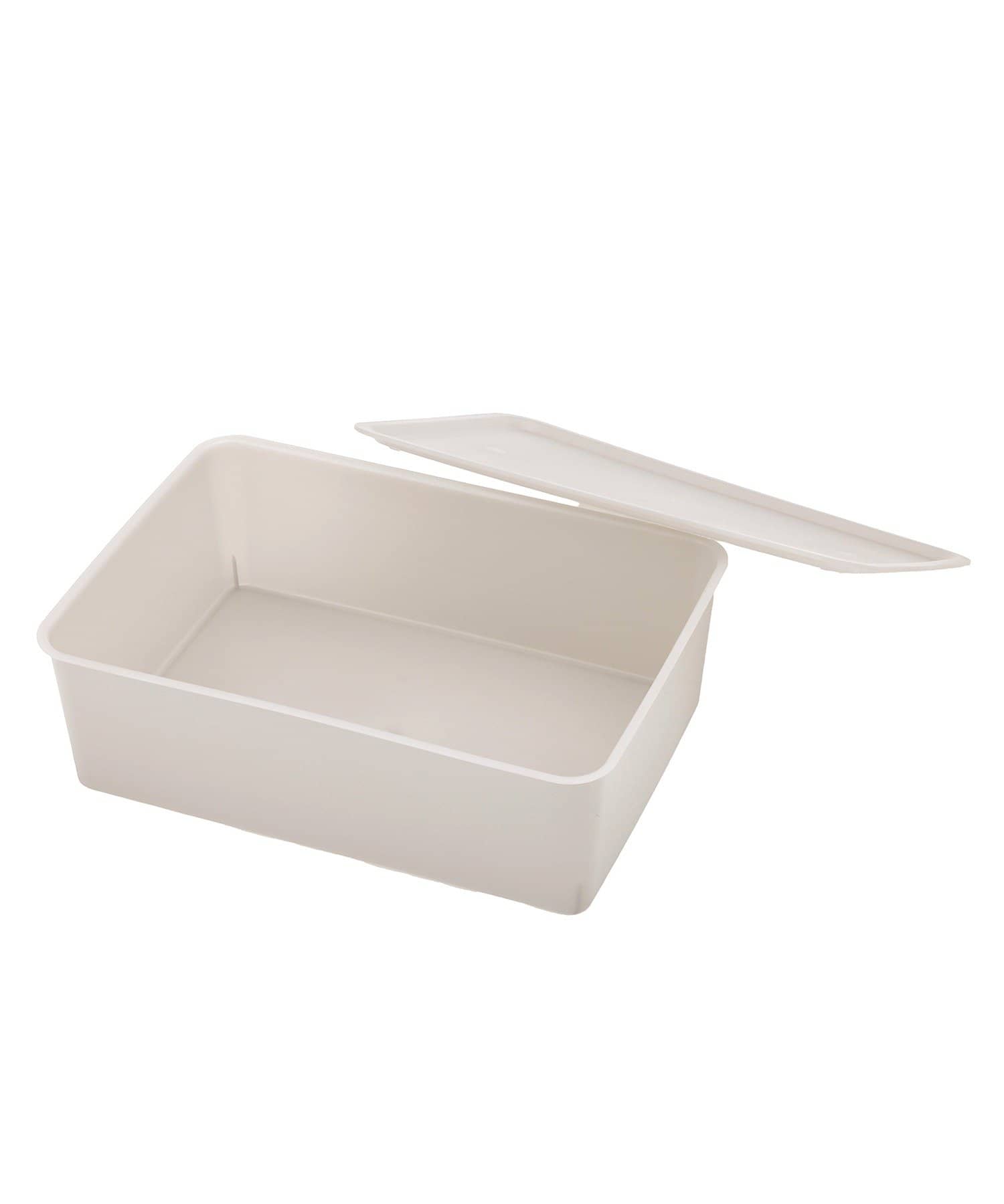 3COINS(スリーコインズ) シアー蓋付き収納：M