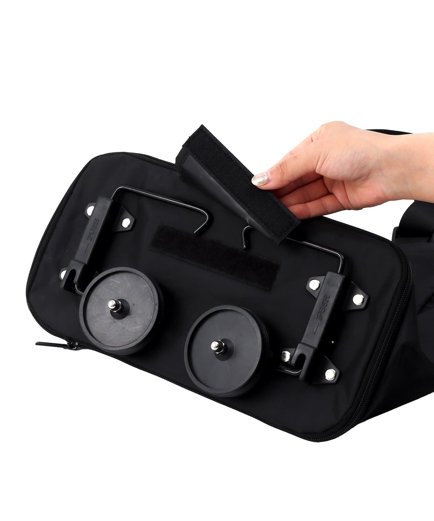 3COINS(スリーコインズ) キャスター付き折りたたみバッグ