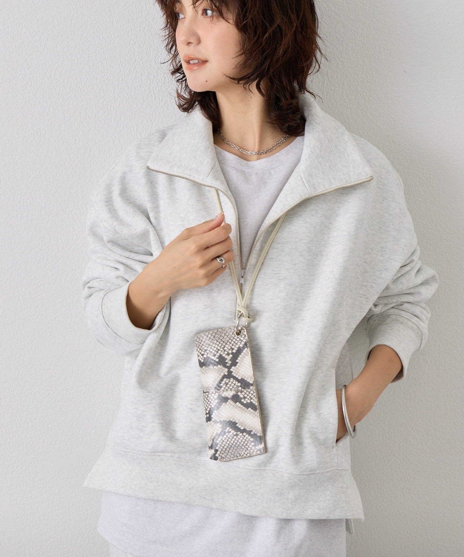 RIVE DROITE(リヴドロワ) 予約【A・MONN.:.(アモン)】ZIP SWEAT プルオーバー