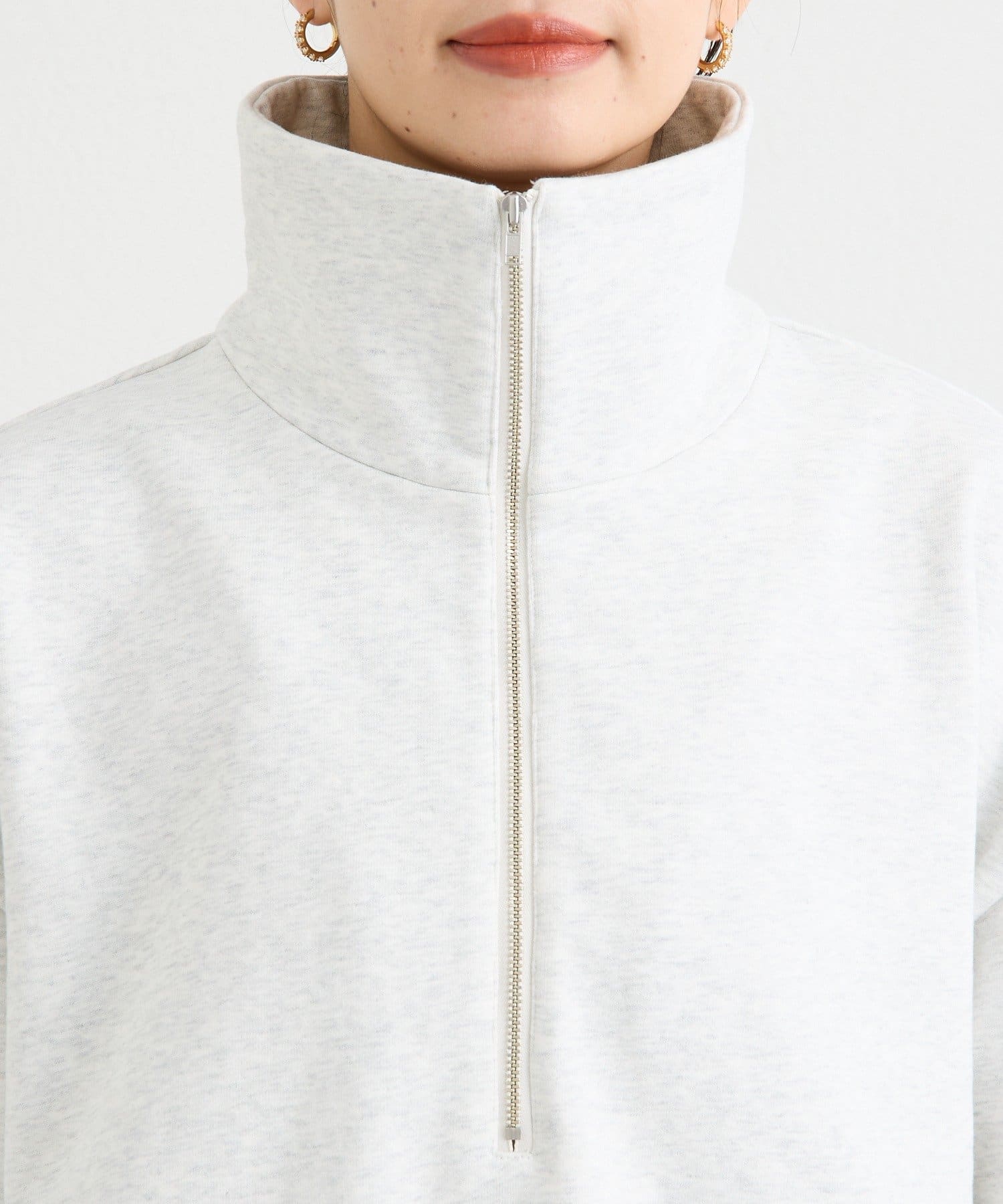 RIVE DROITE(リヴドロワ) 予約【A・MONN.:.(アモン)】ZIP SWEAT プルオーバー