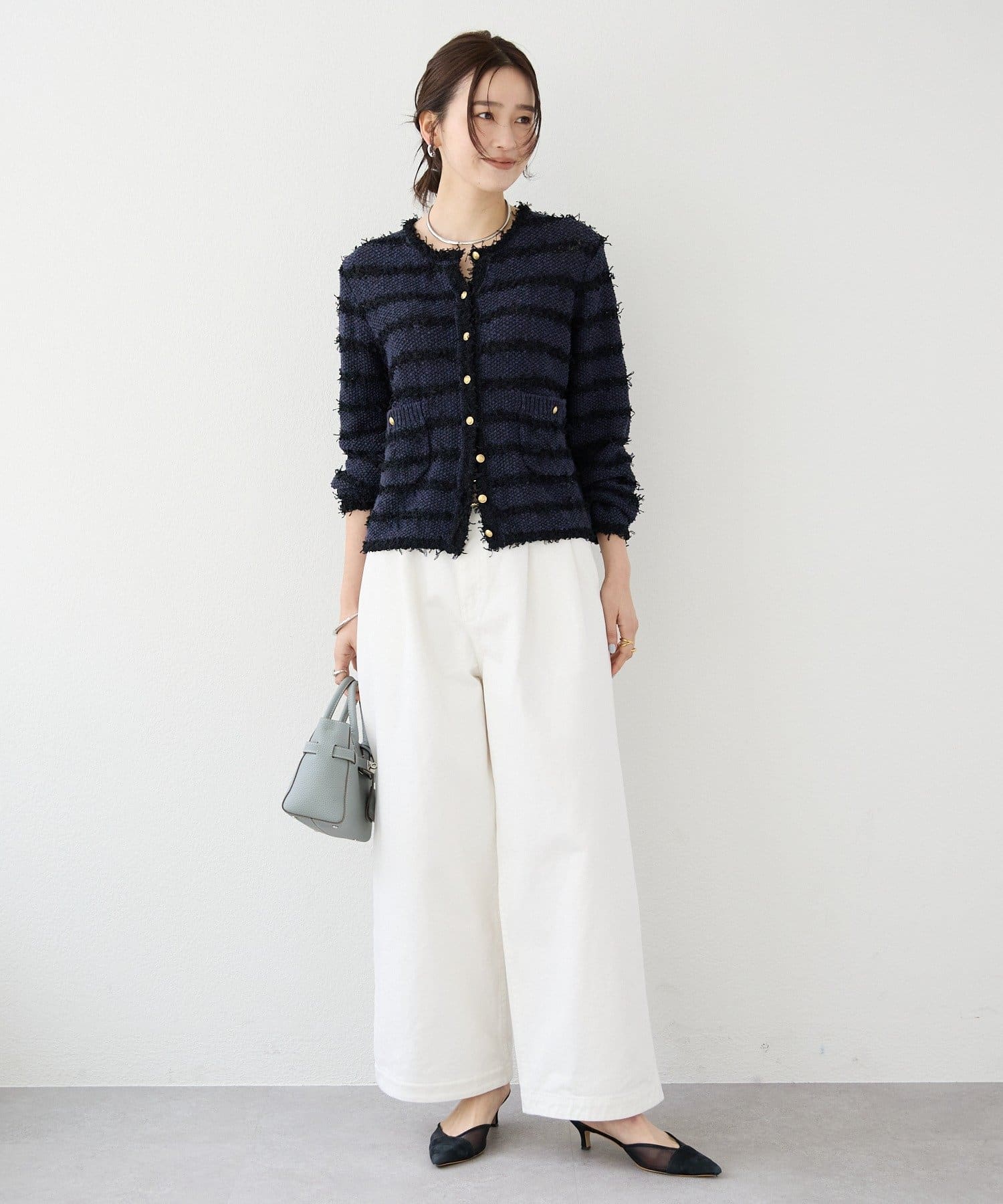 RIVE DROITE(リヴドロワ) 予約【A・MONN.:.(アモン)】ホワイトデニムパンツ