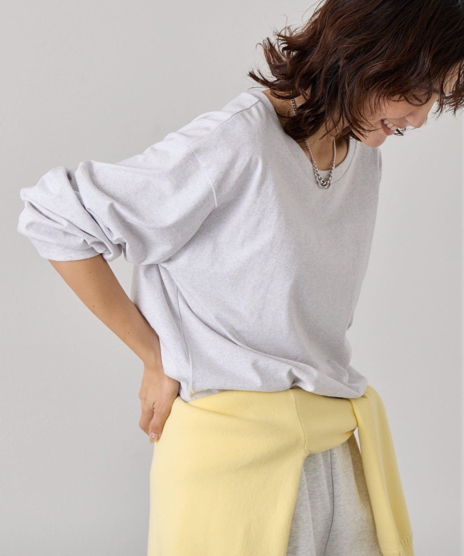 RIVE DROITE(リヴドロワ) 予約【A・MONN.:.(アモン)】オーバーロングTシャツ