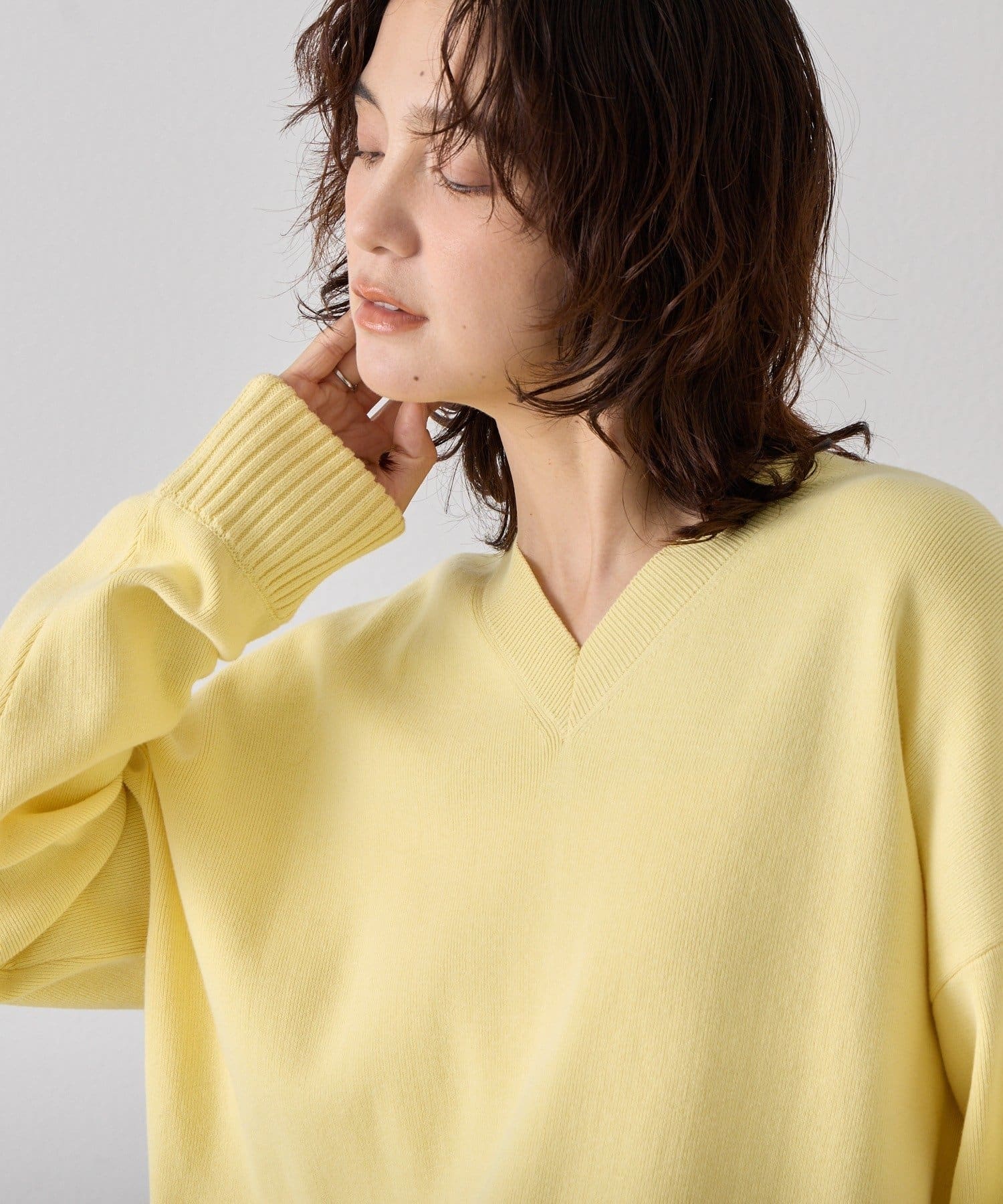 RIVE DROITE(リヴドロワ) 予約【A・MONN.:.(アモン)】Vネックニットプルオーバー