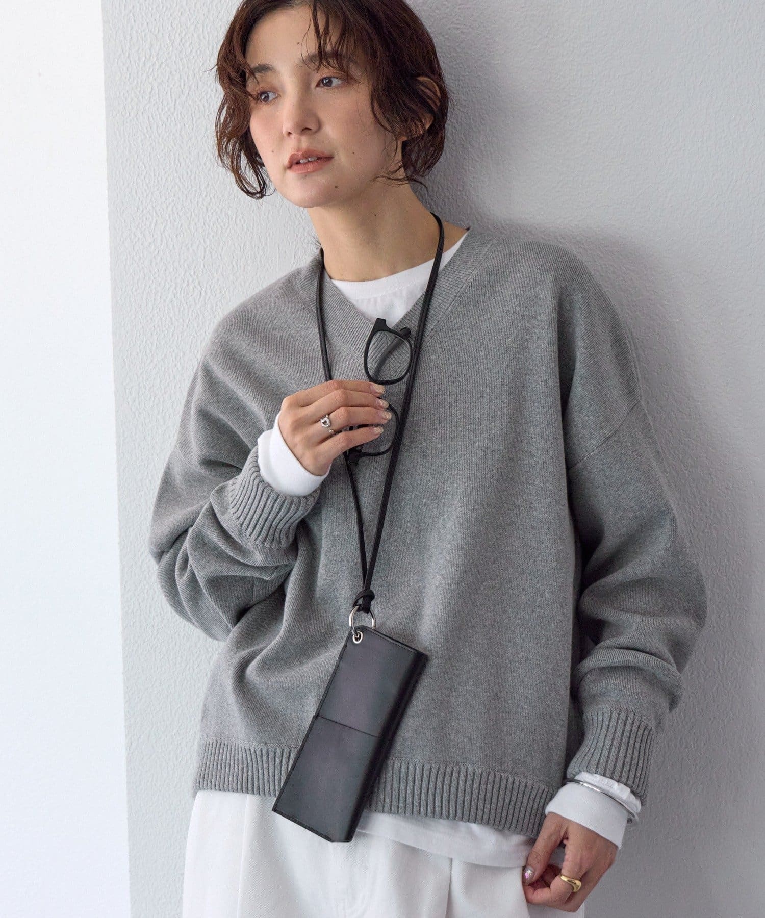 RIVE DROITE(リヴドロワ) 予約【A・MONN.:.(アモン)】Vネックニットプルオーバー