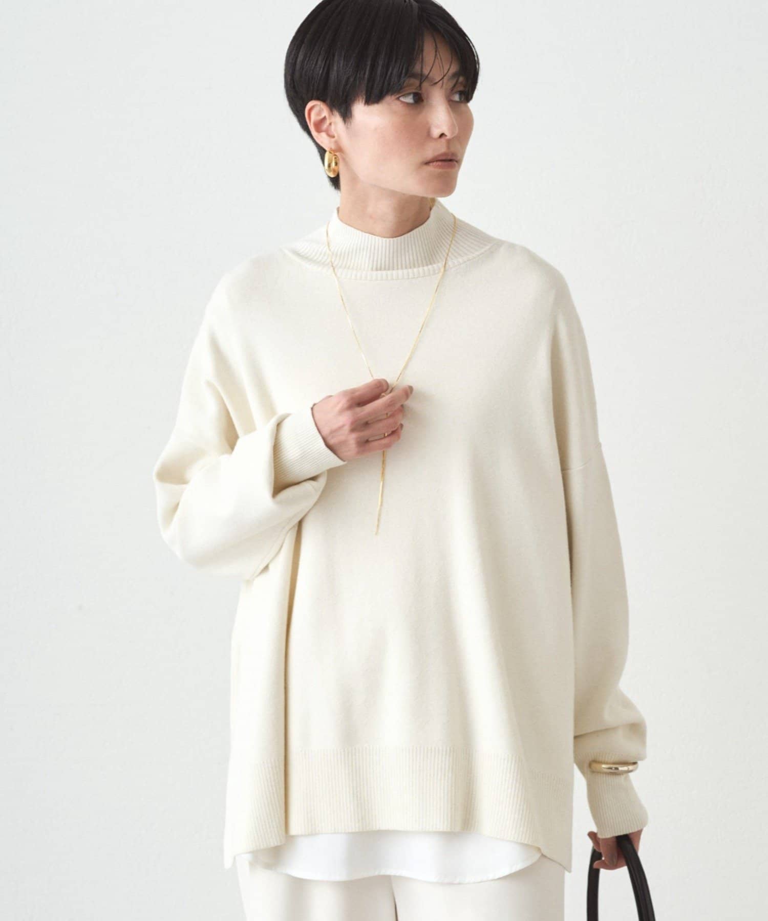 LOUNGEDRESS(ラウンジドレス) 総針ハイネックニット