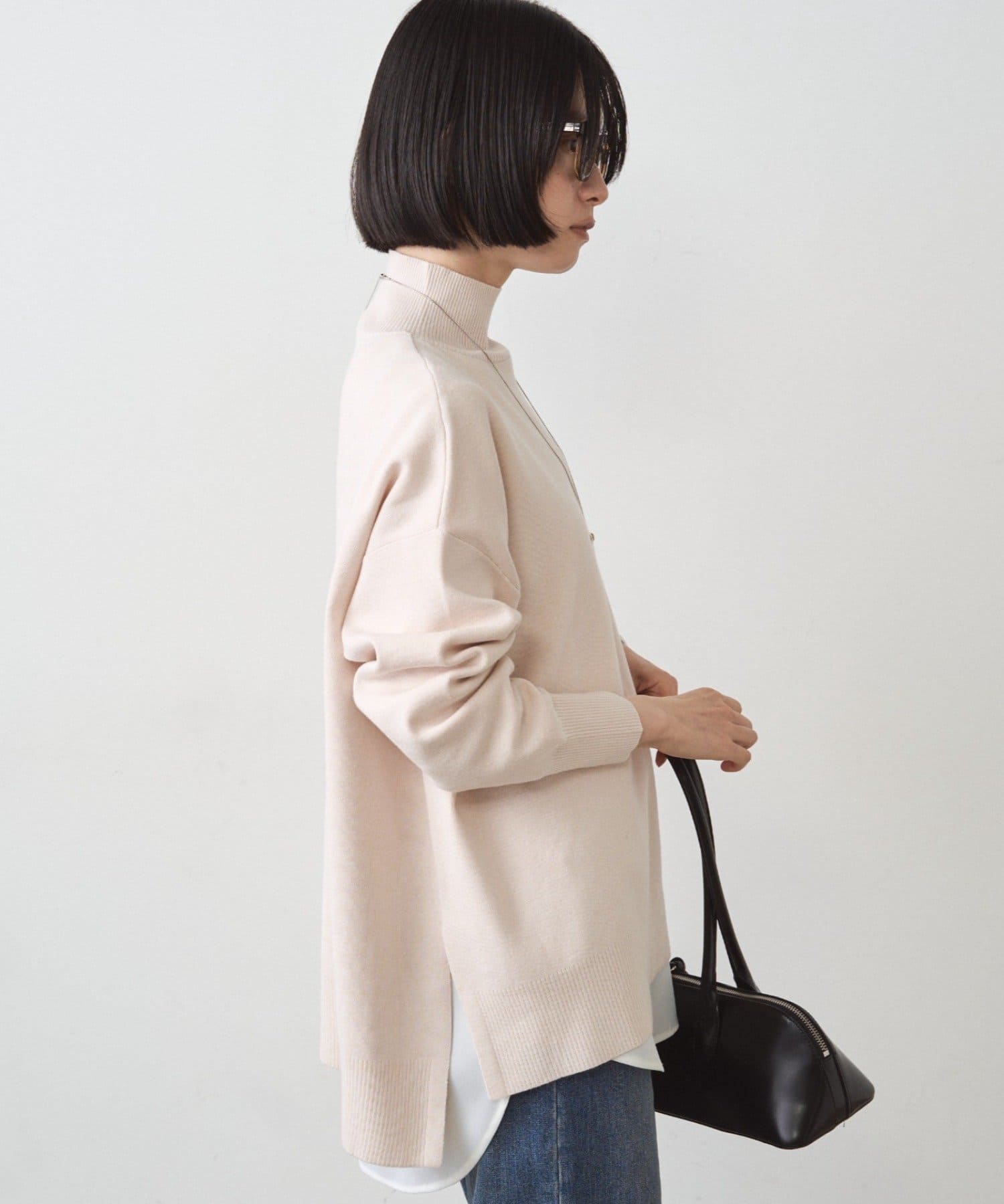 LOUNGEDRESS(ラウンジドレス) 総針ハイネックニット